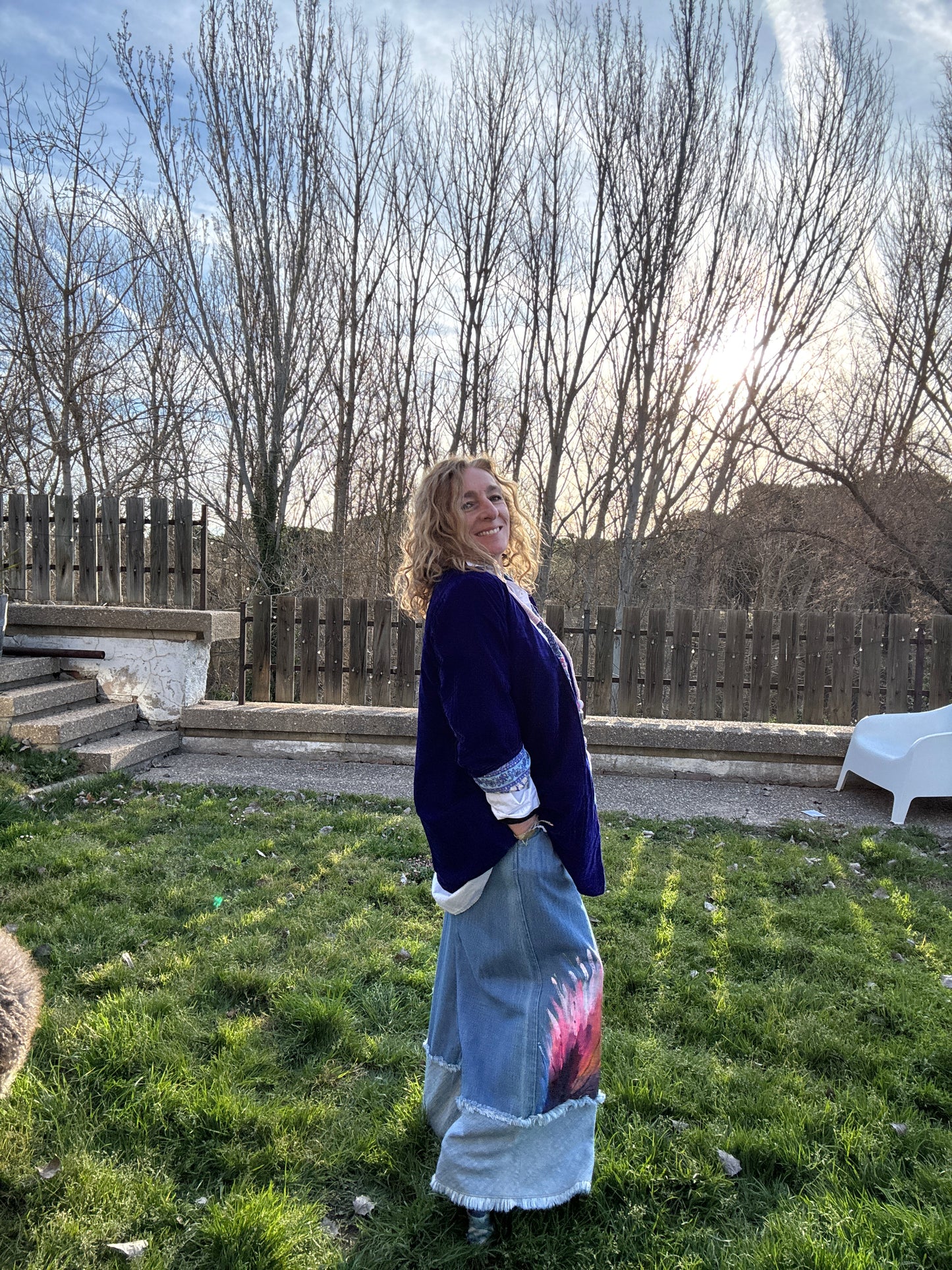 Kimono reversible corto klein