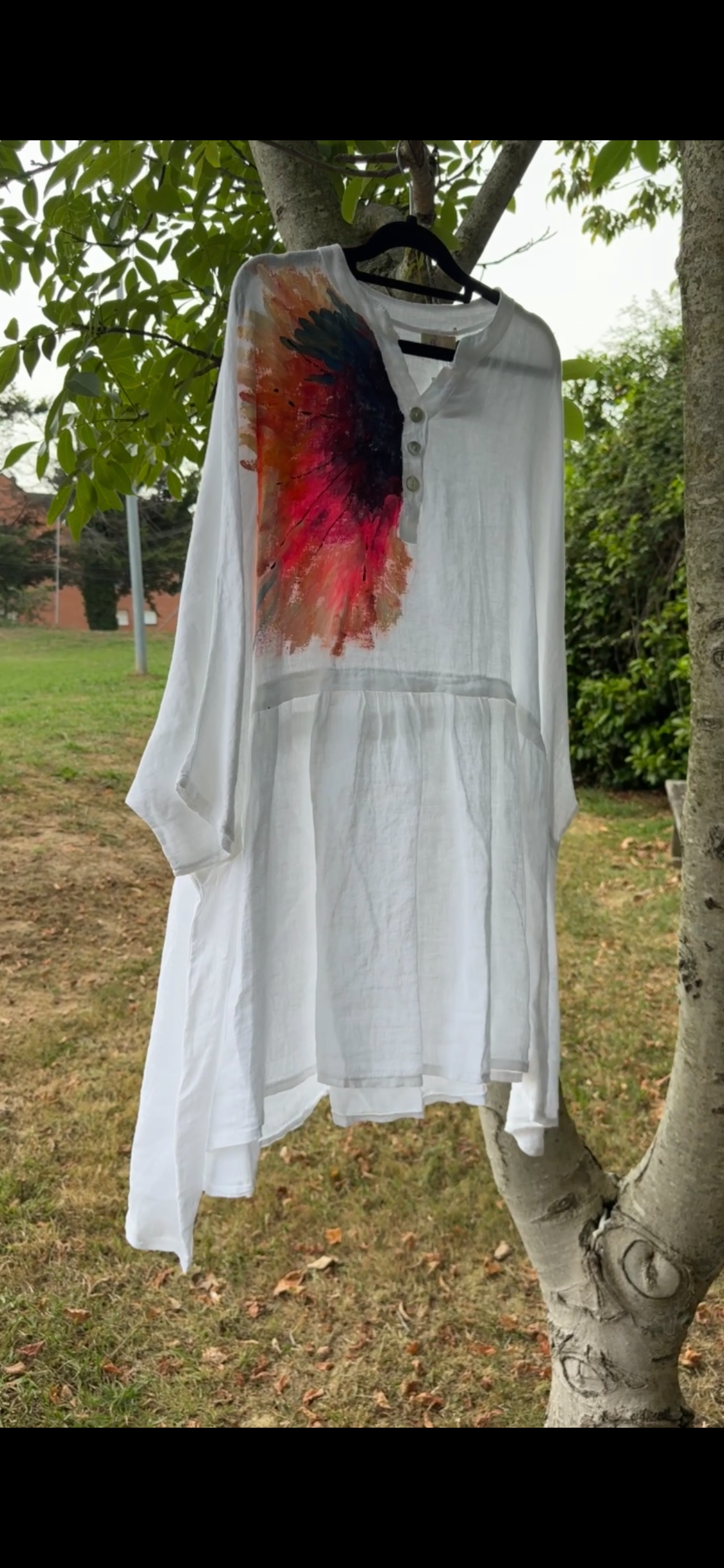 Blusa lino over
