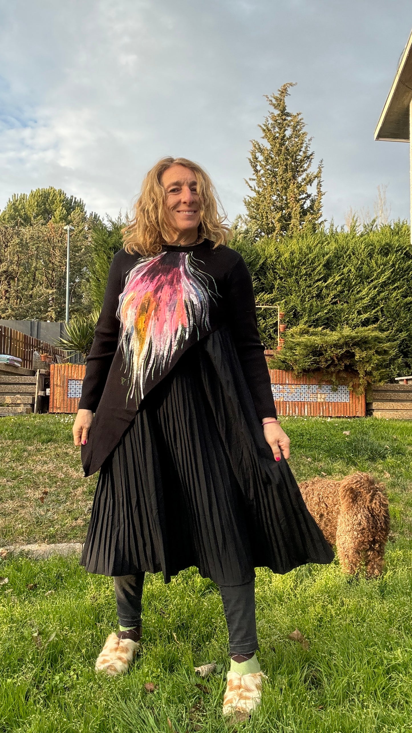 Vestido plisado