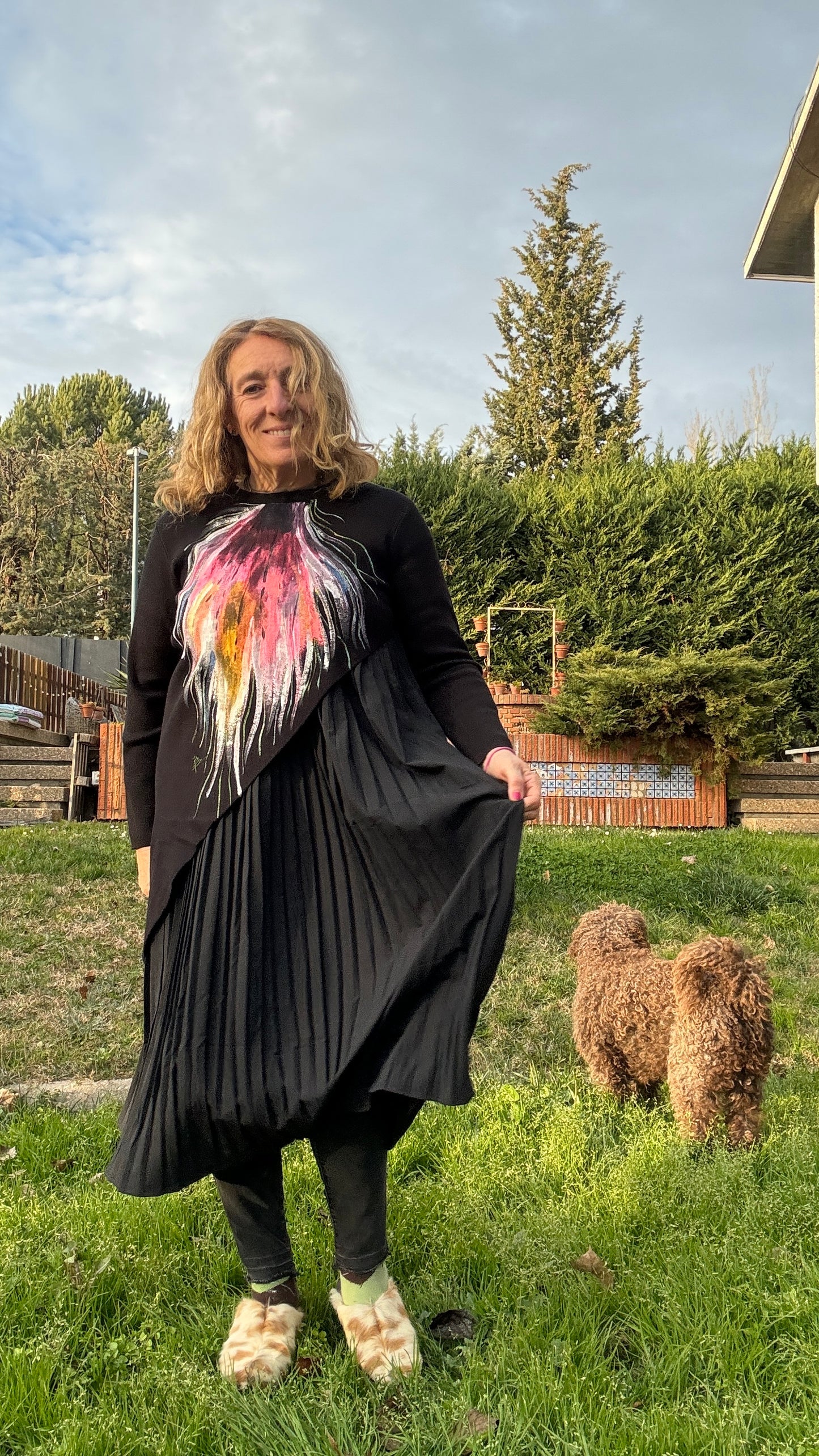 Vestido plisado