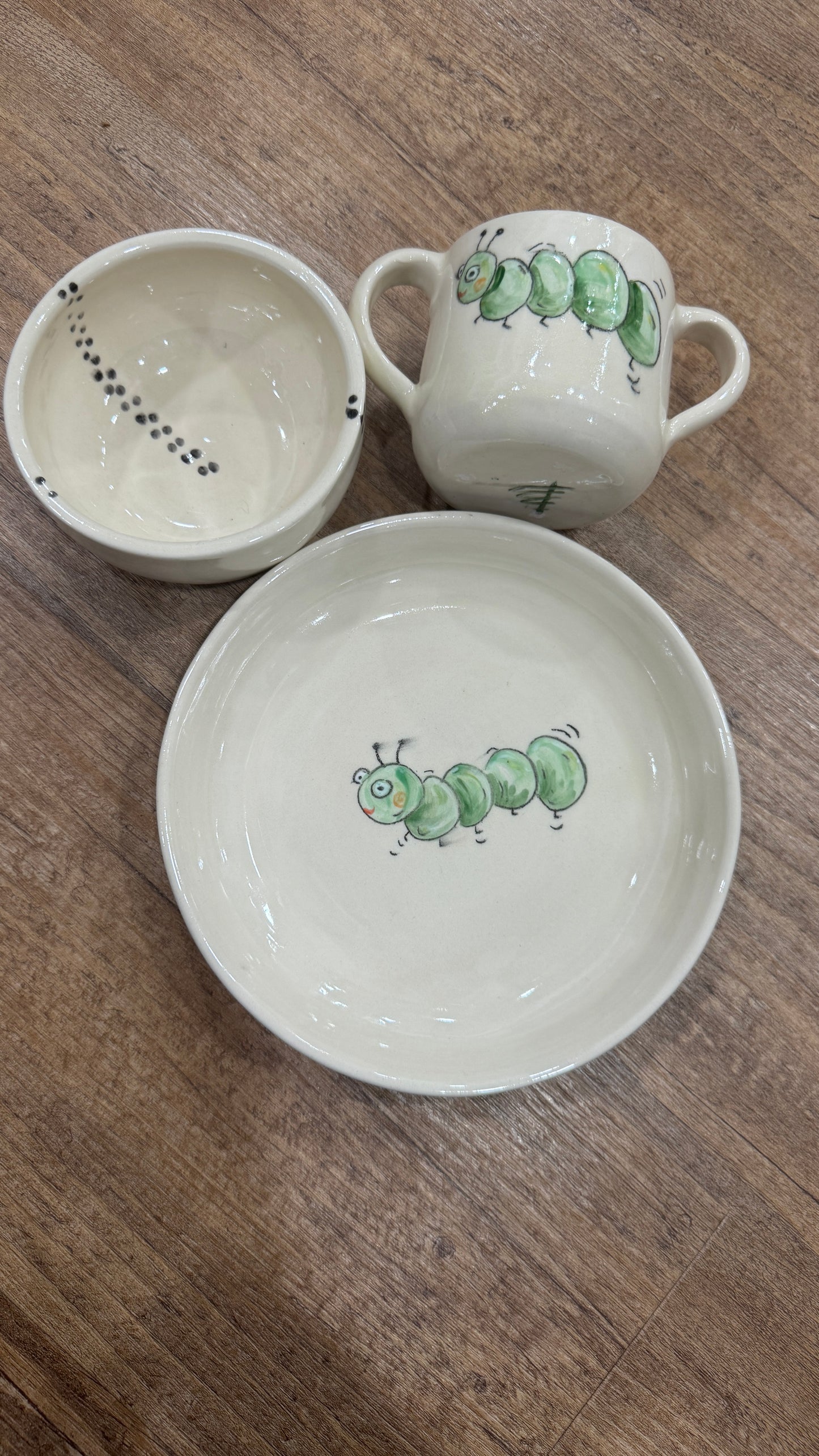 Set infantil gusanito