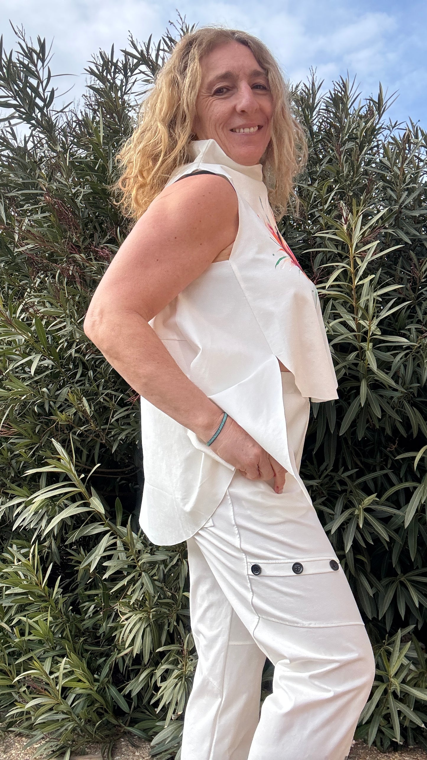 Chaleco blanco