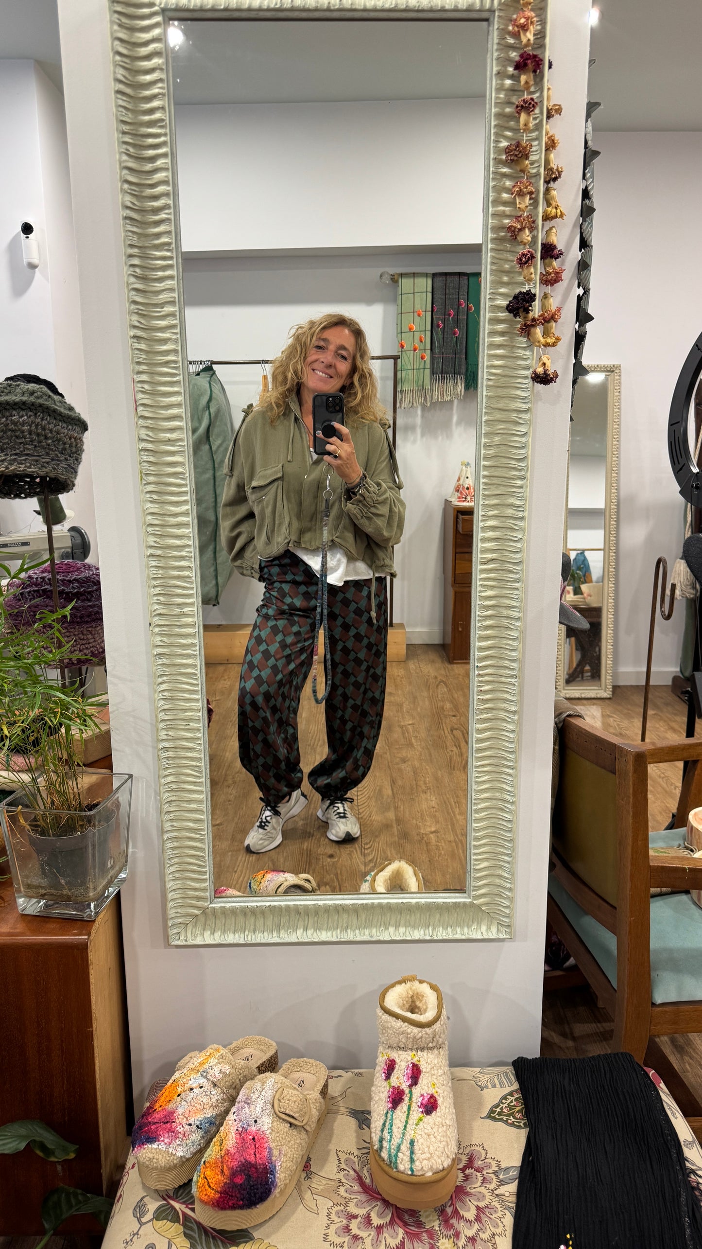 Pantalón rombo verde