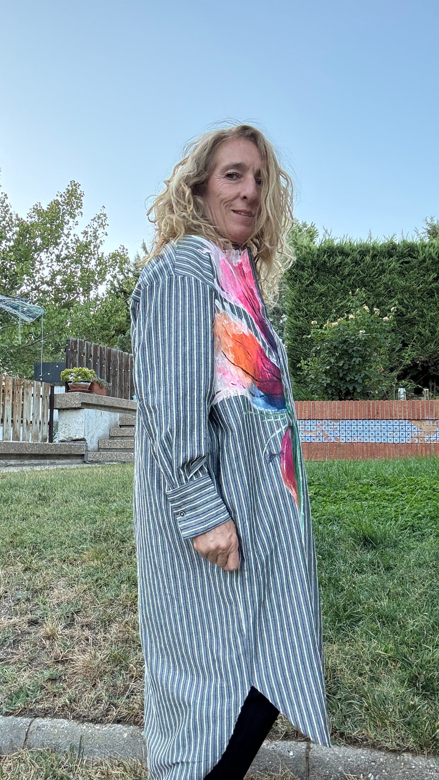 Vestido raya