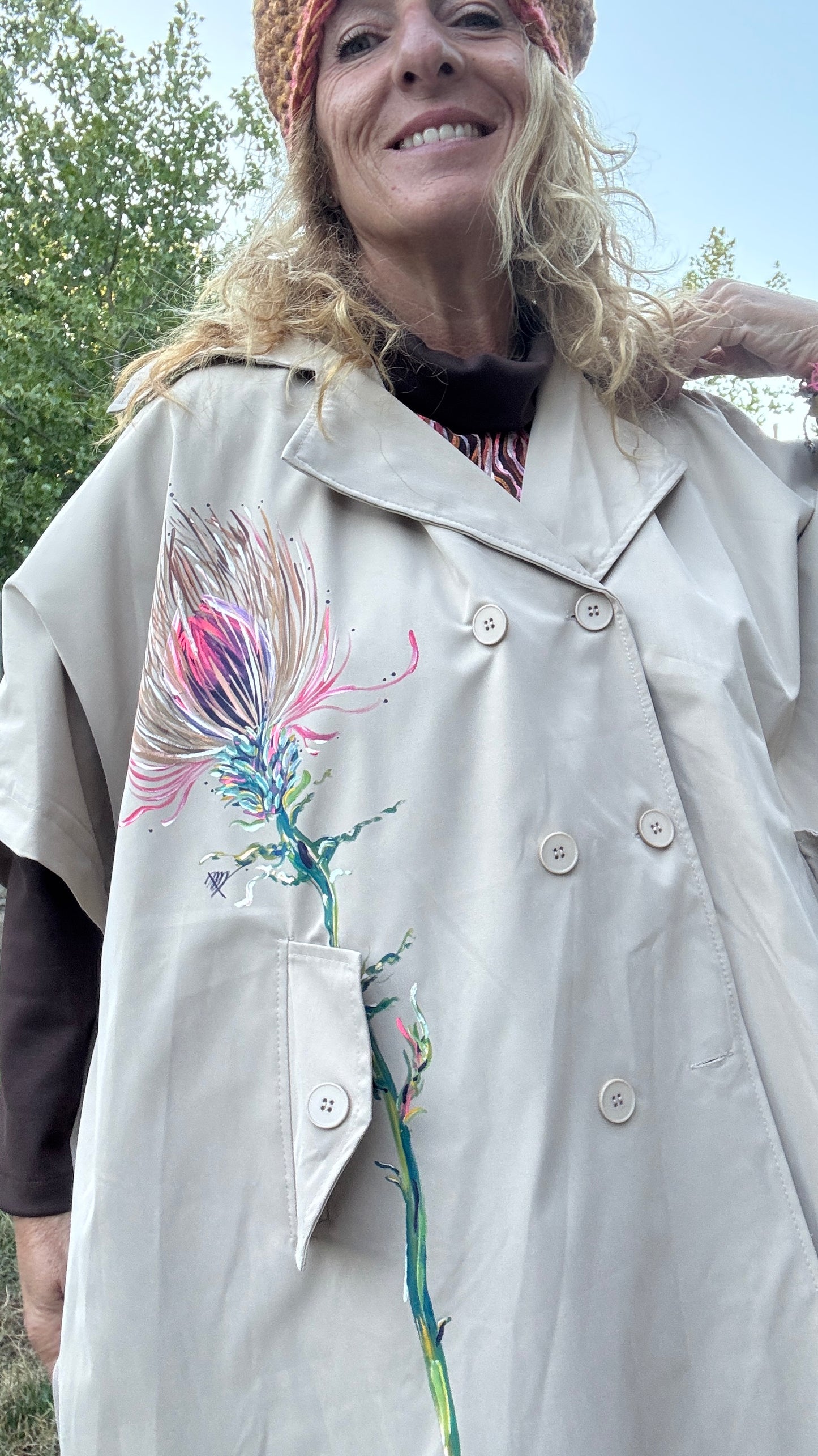 Gabardina beige