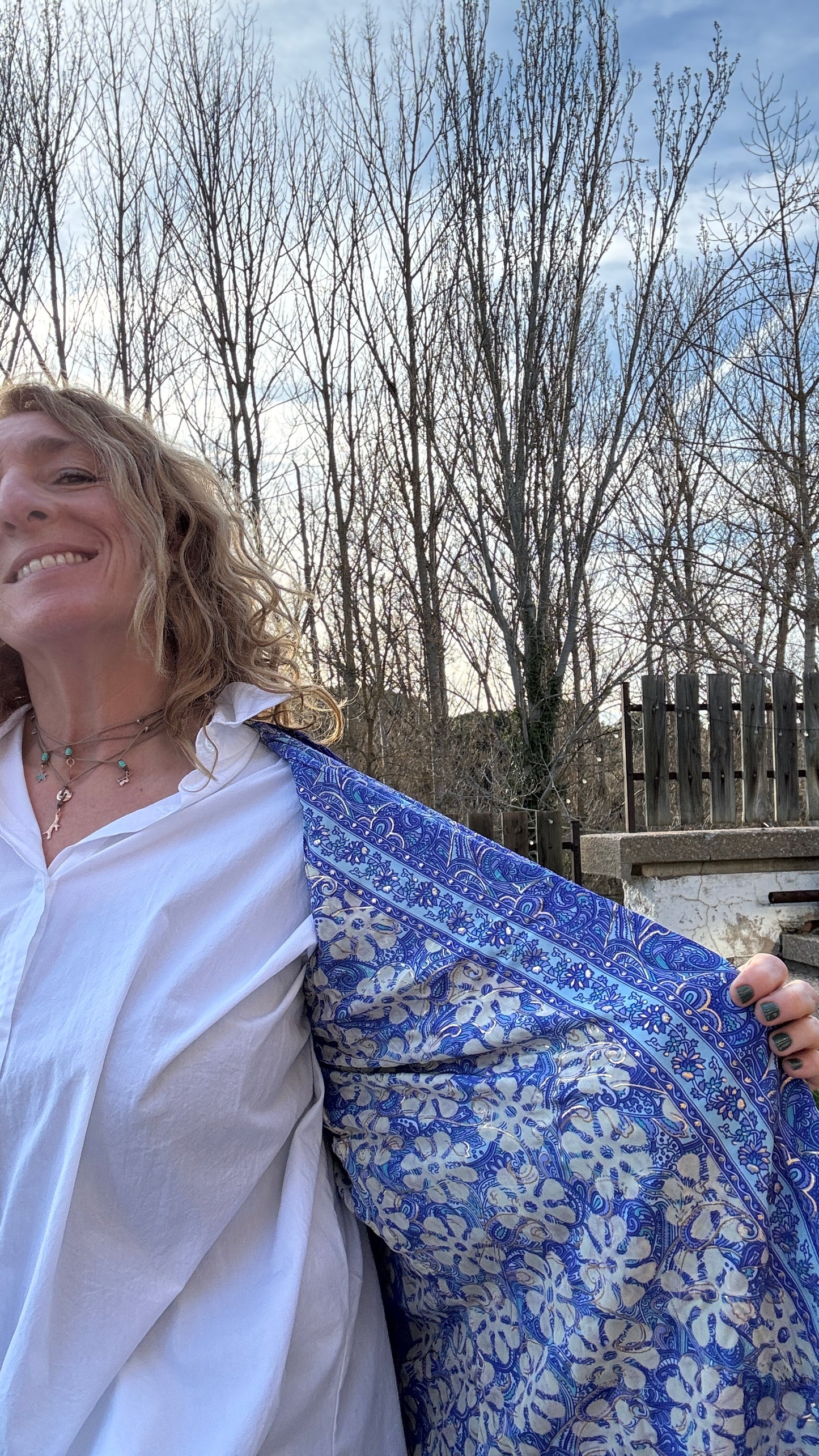 Kimono reversible corto klein