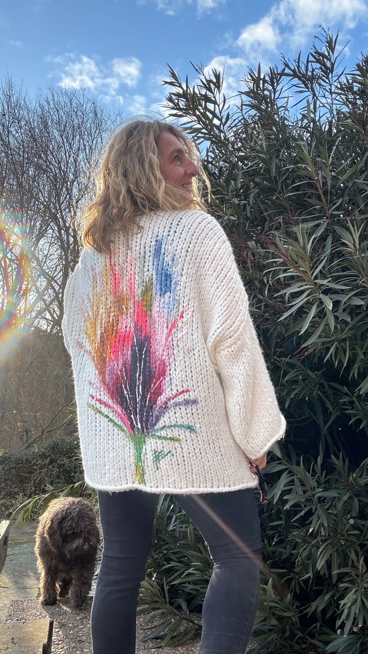 Chaqueta gruesa crudo
