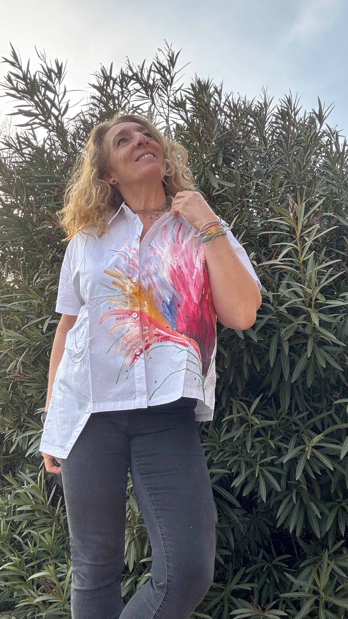 Blusa flor