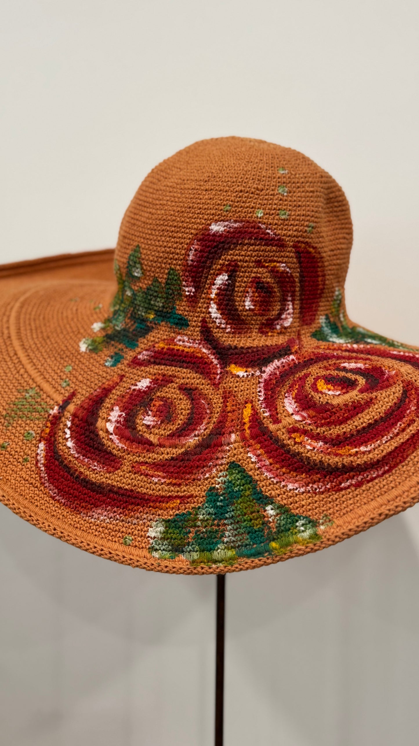 Pamela crochet naranja