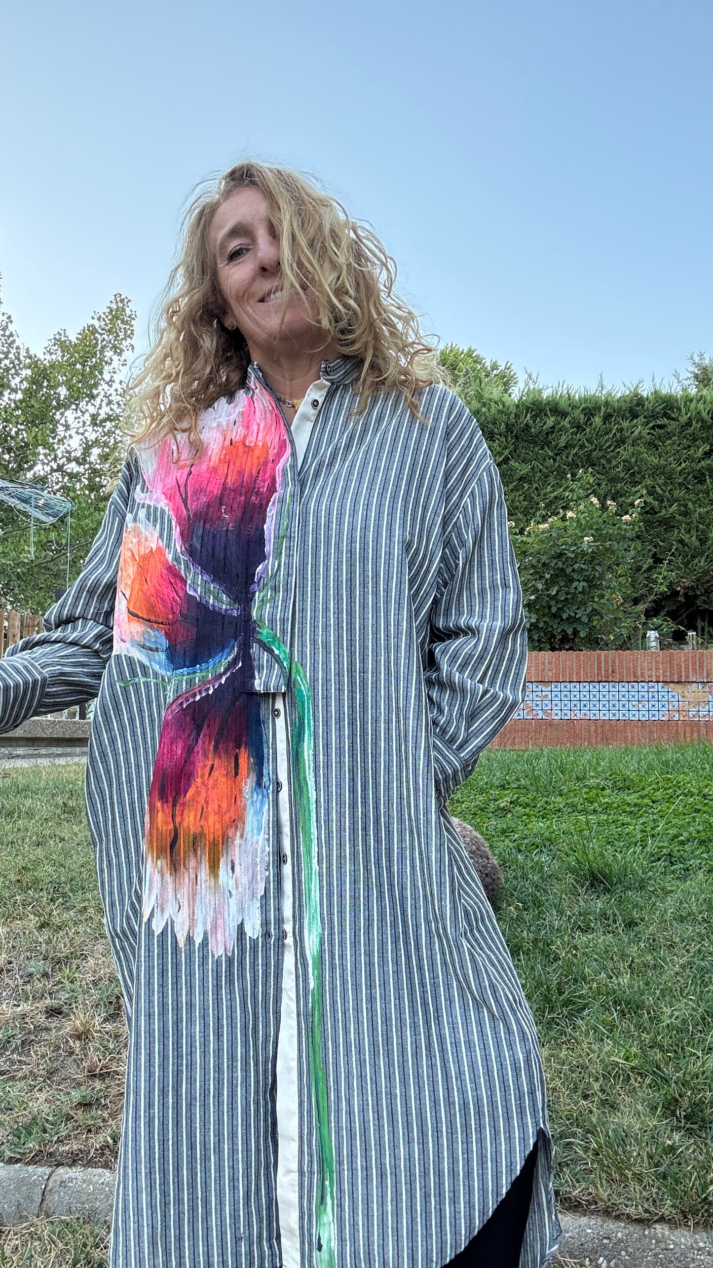 Vestido raya
