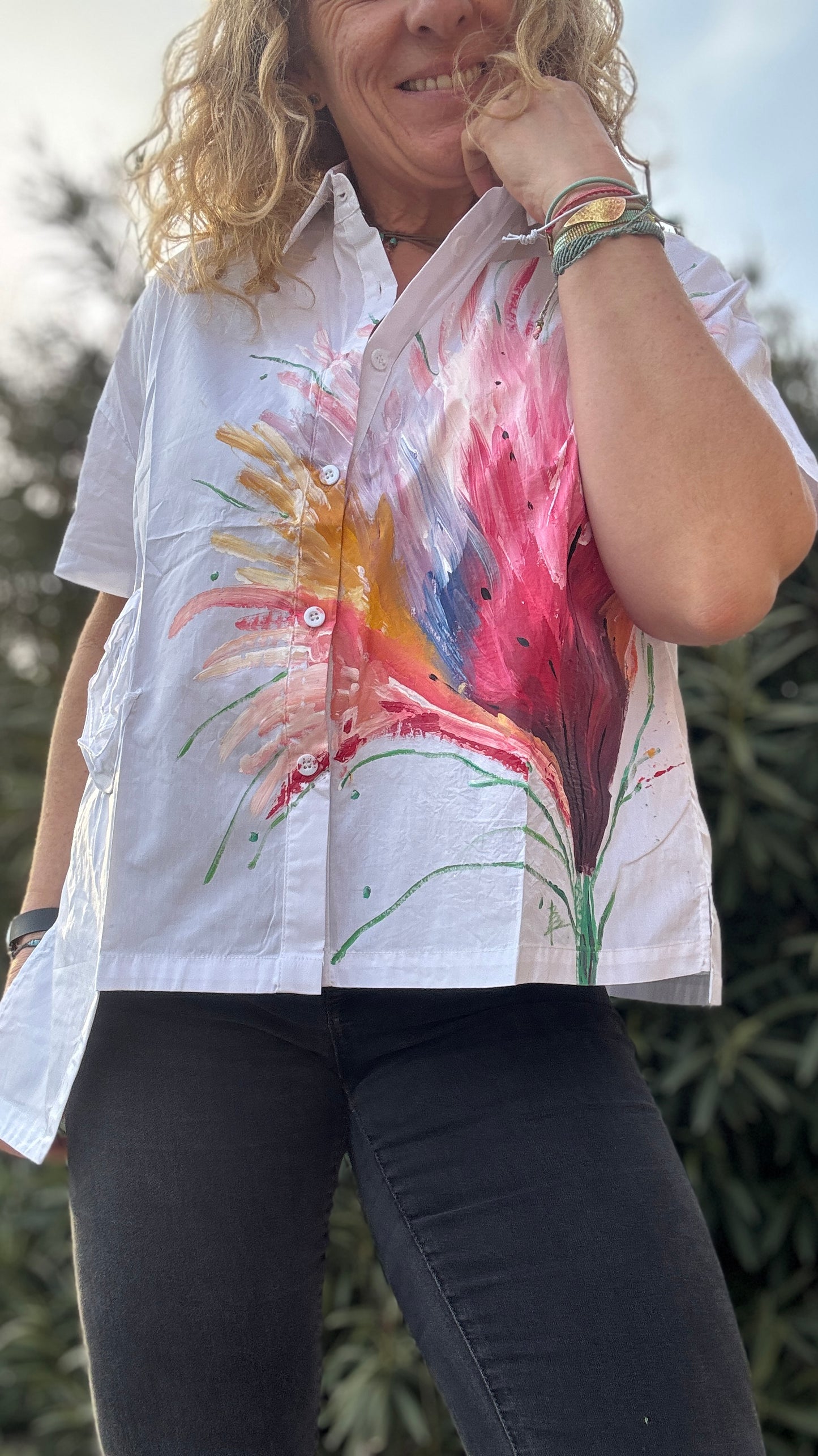 Blusa flor