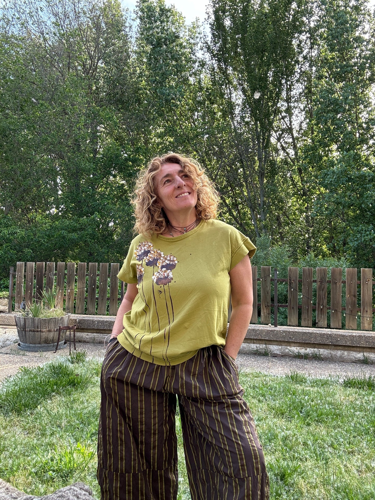 Camiseta verde