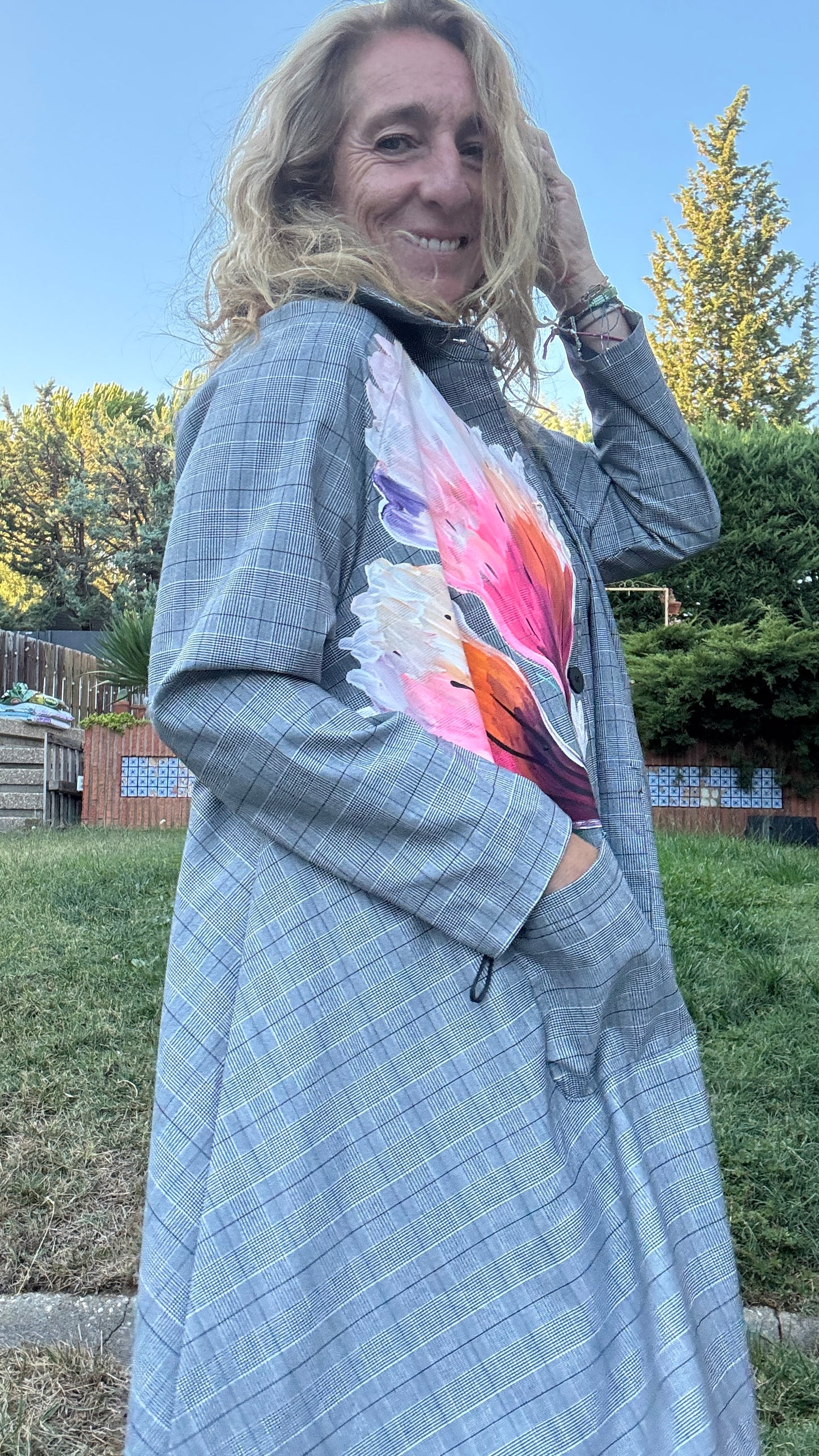 Chaqueta cuadros