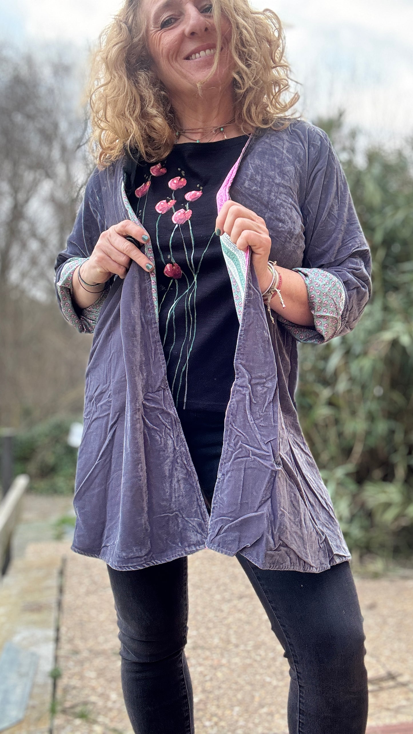Kimono reversible