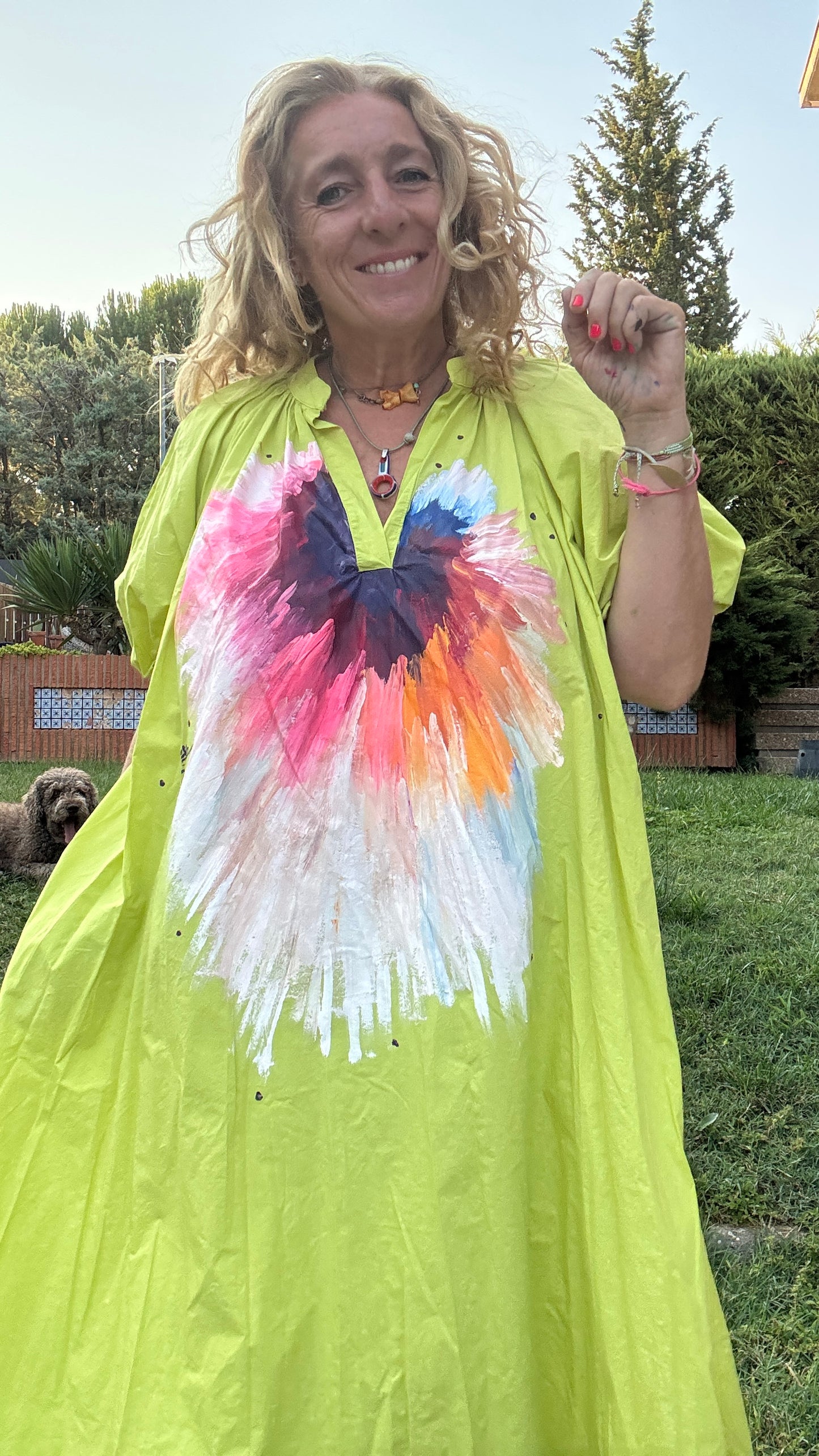 Vestido over lima