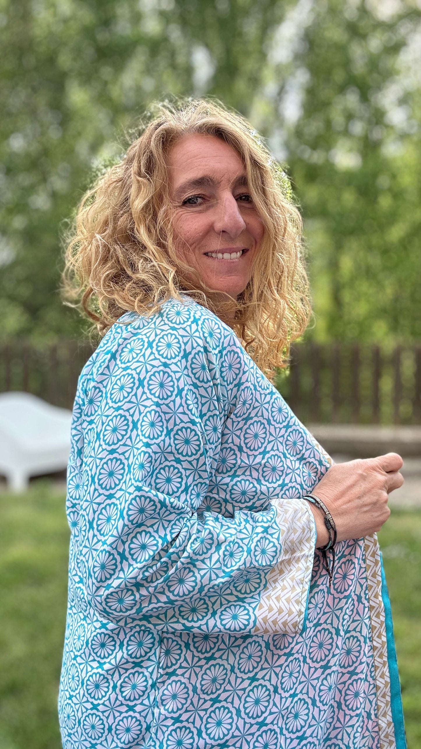 Kimono seda largo