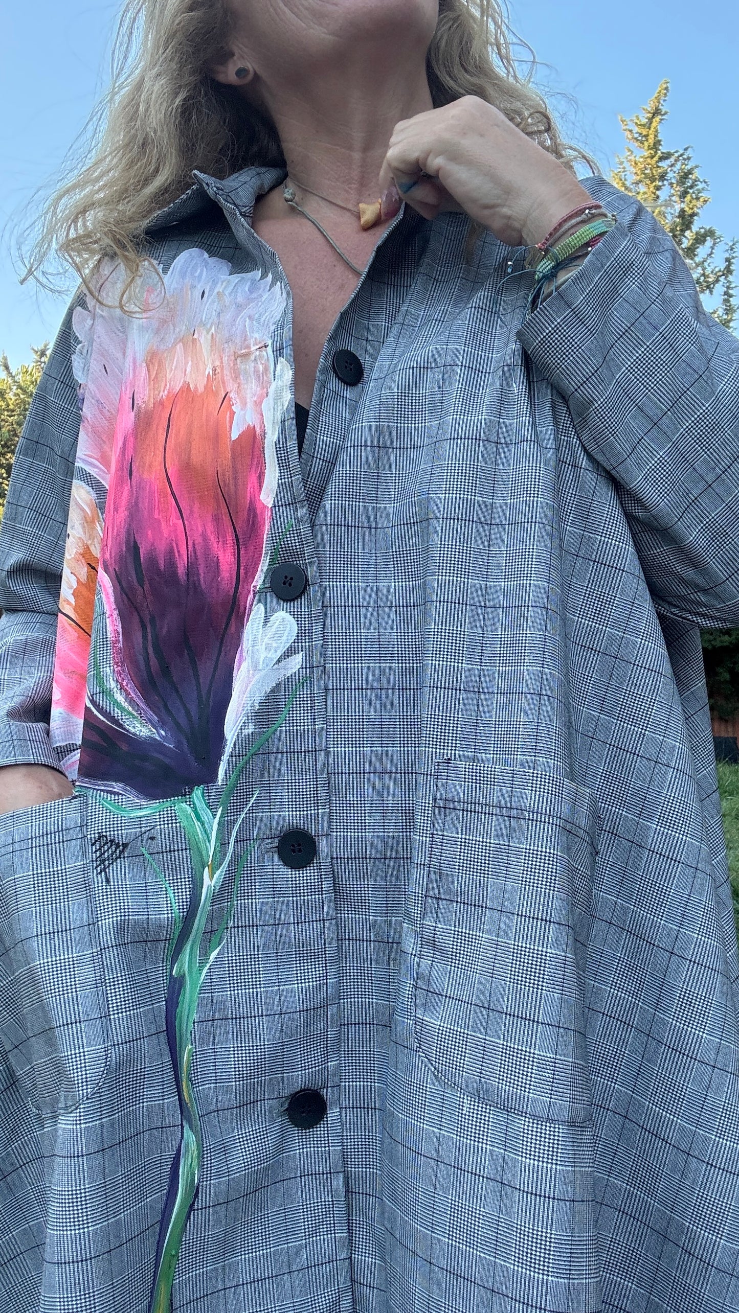 Chaqueta cuadros
