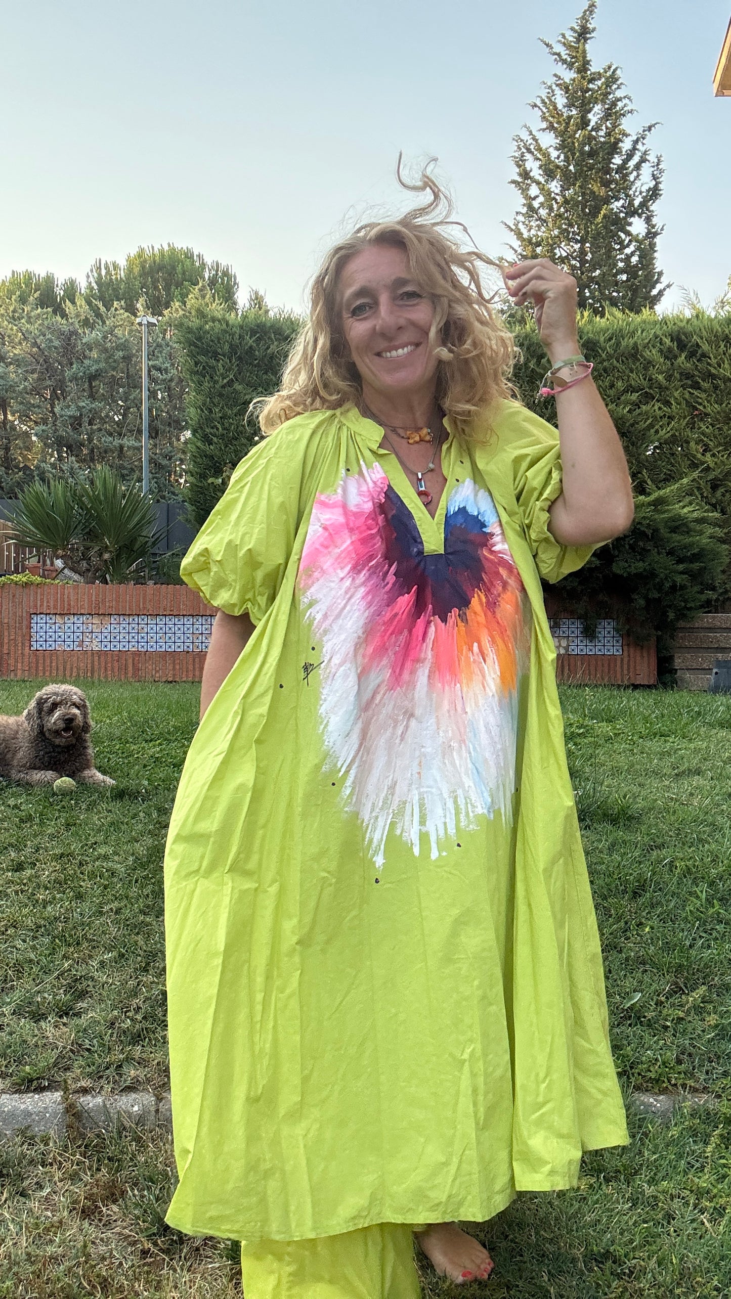 Vestido over lima