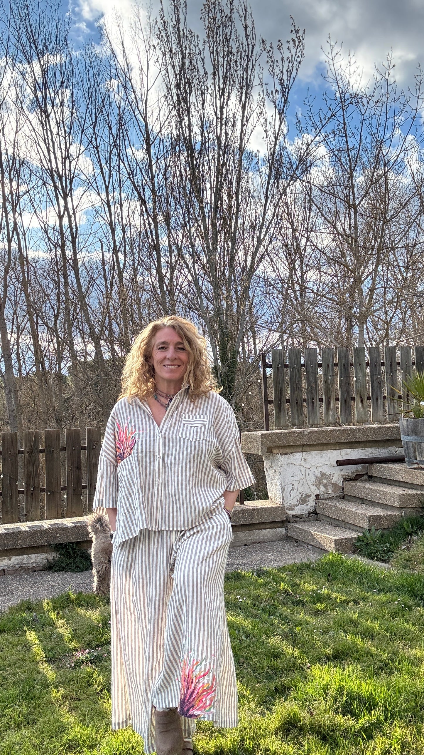 Blusa raya beige