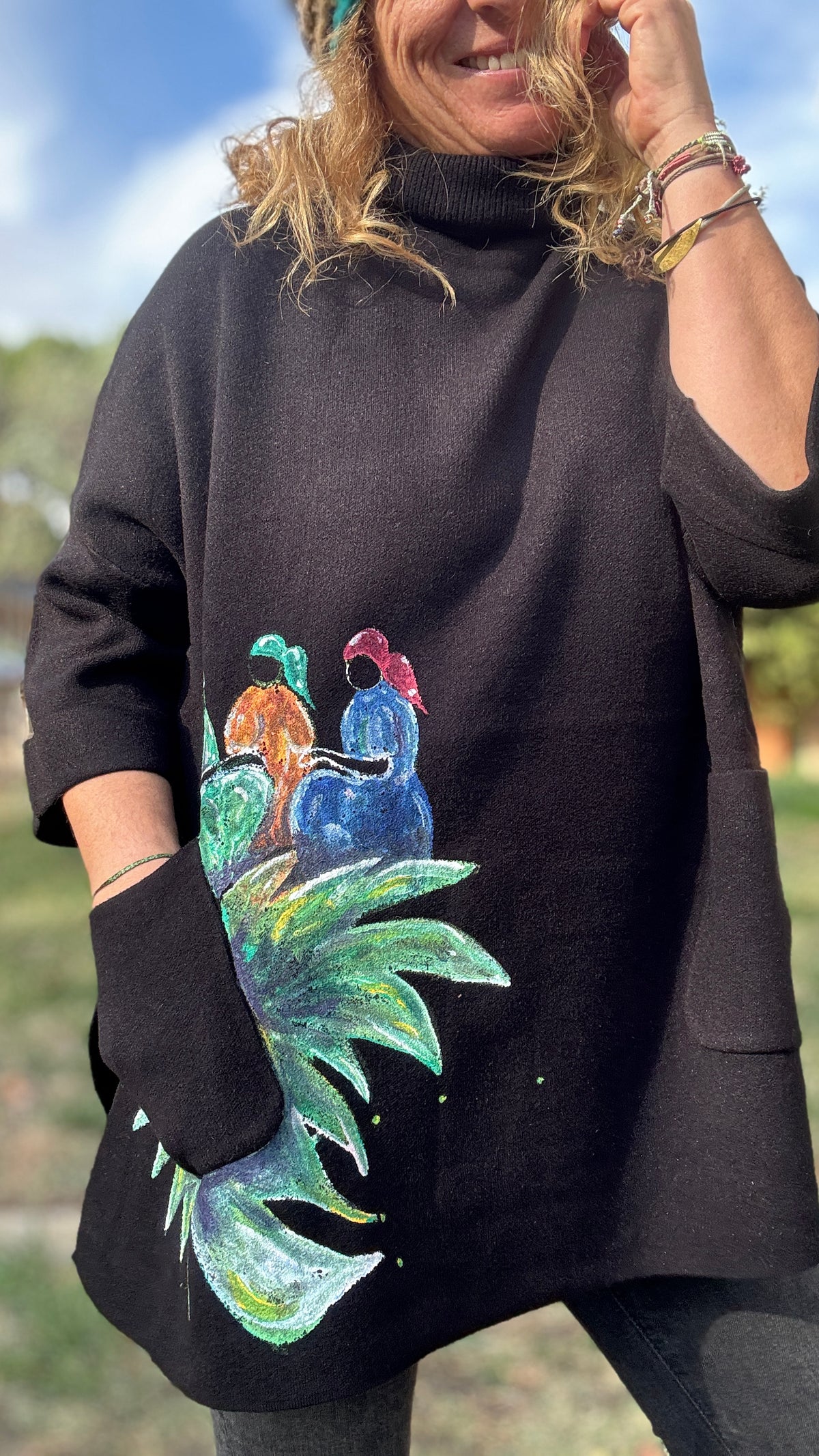 Jersey over cuello