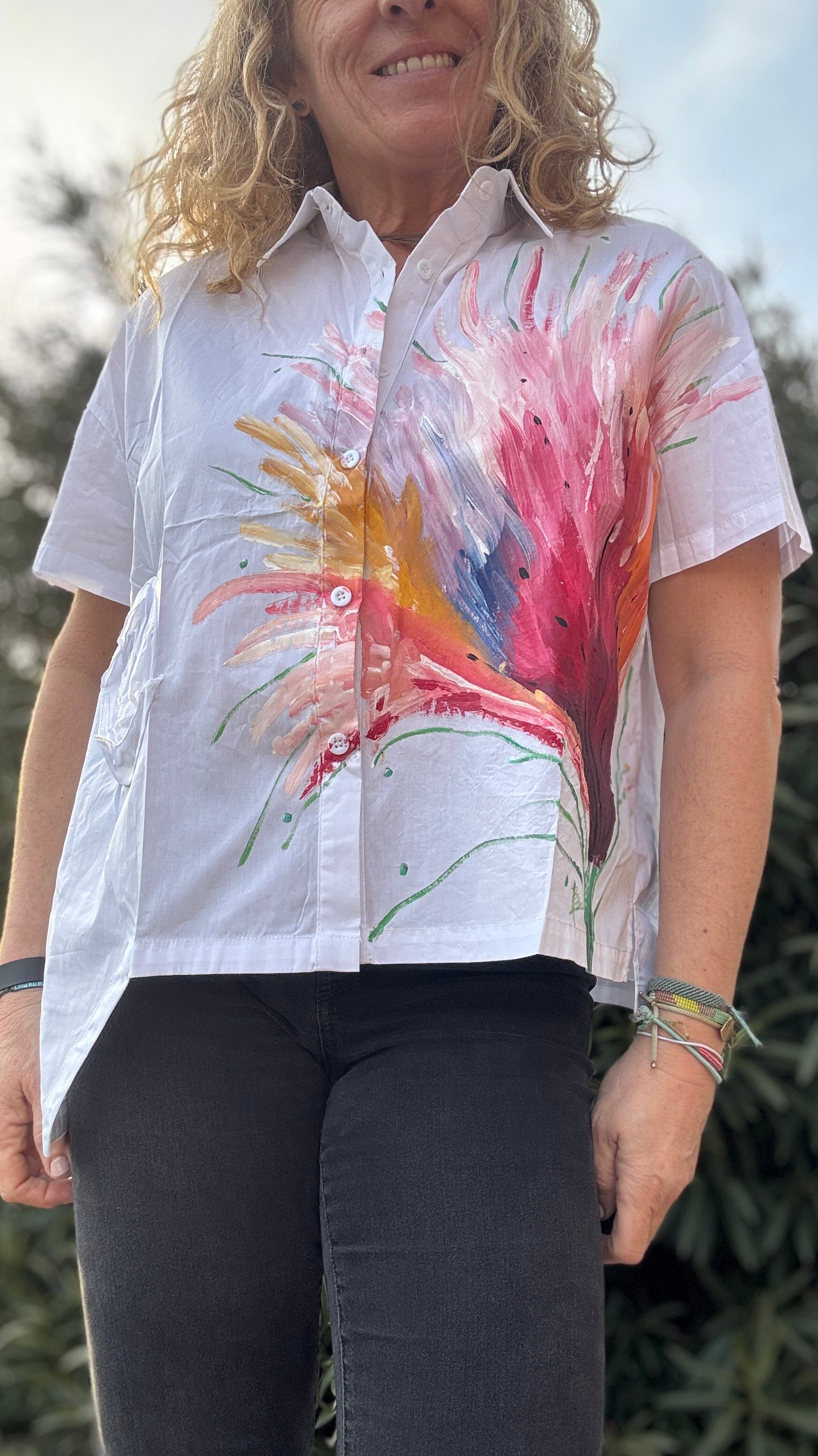 Blusa flor