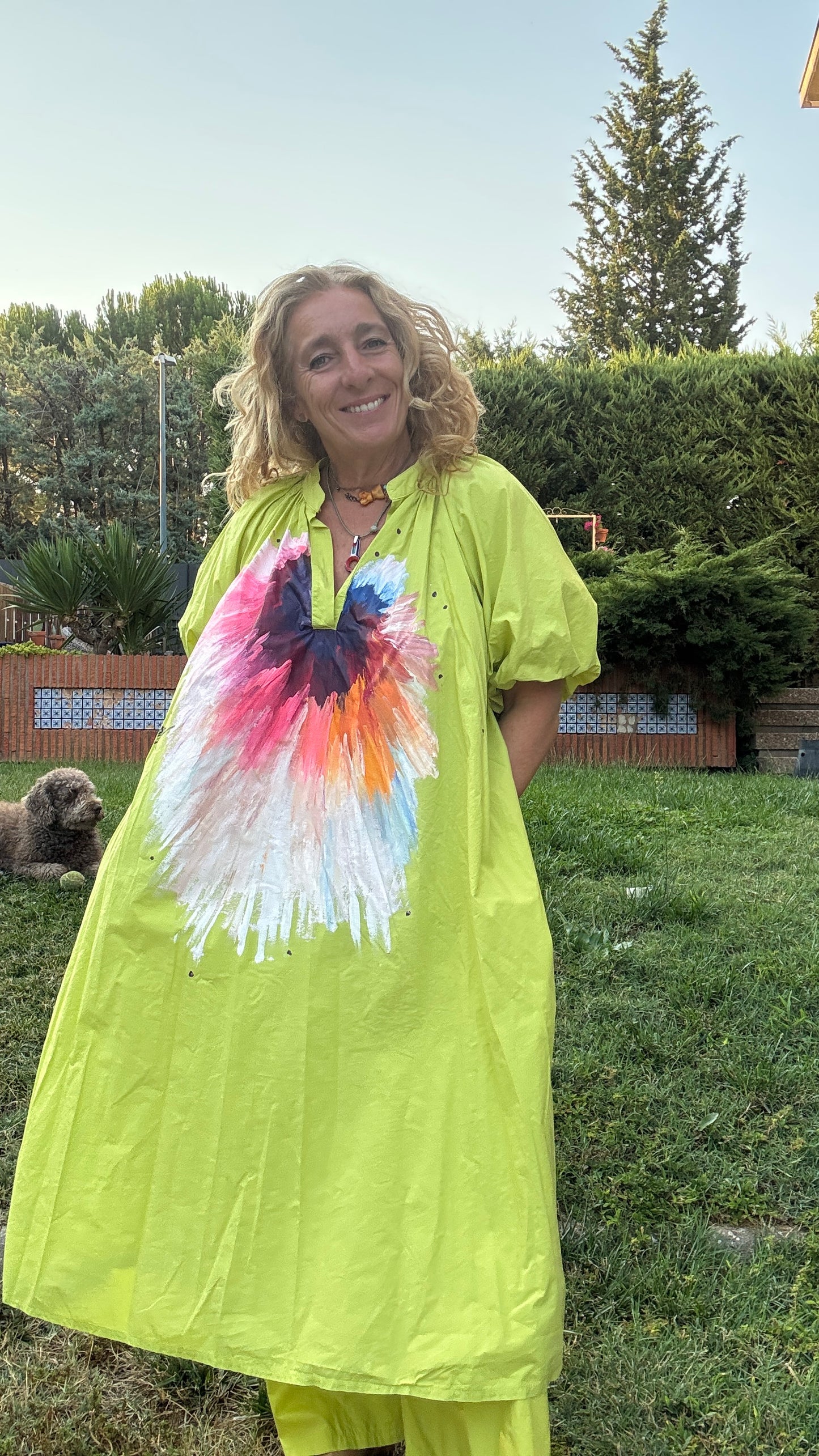 Vestido over lima