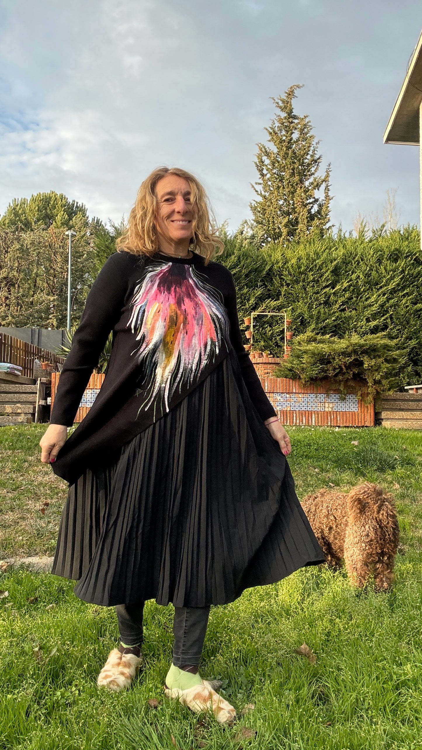 Vestido plisado