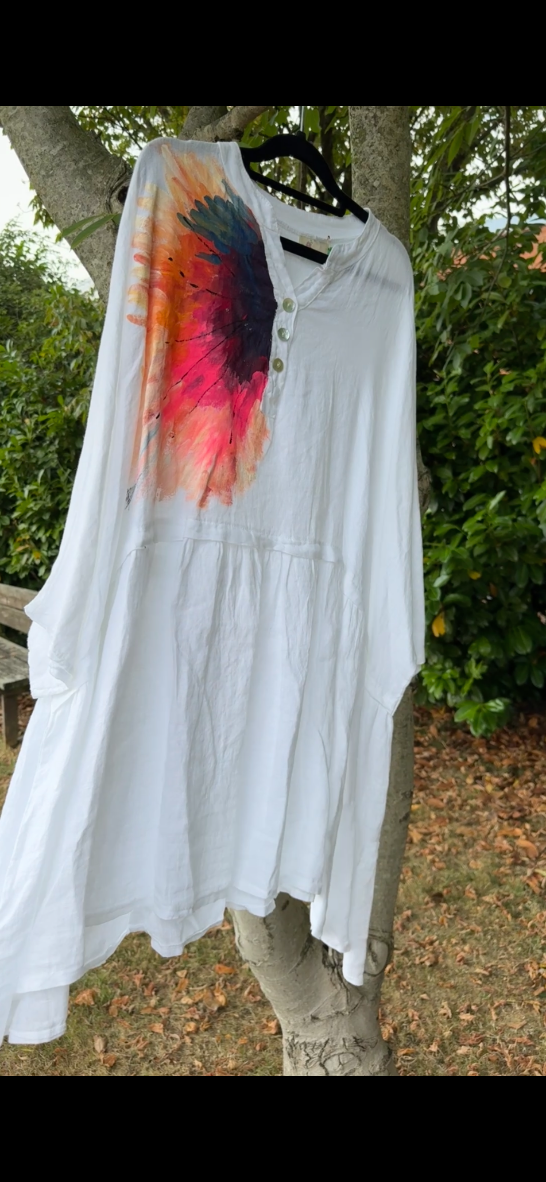 Blusa lino over
