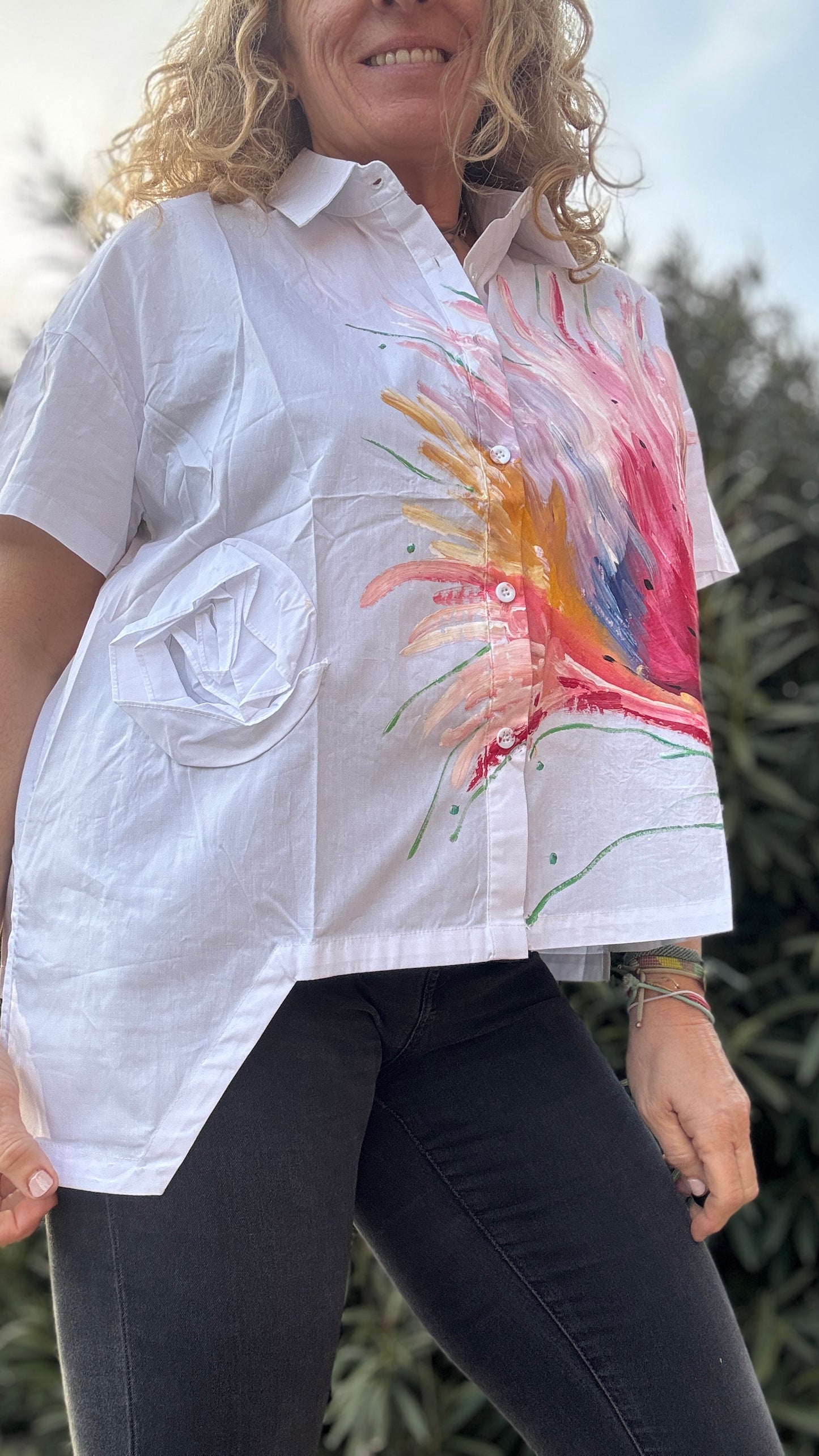 Blusa flor