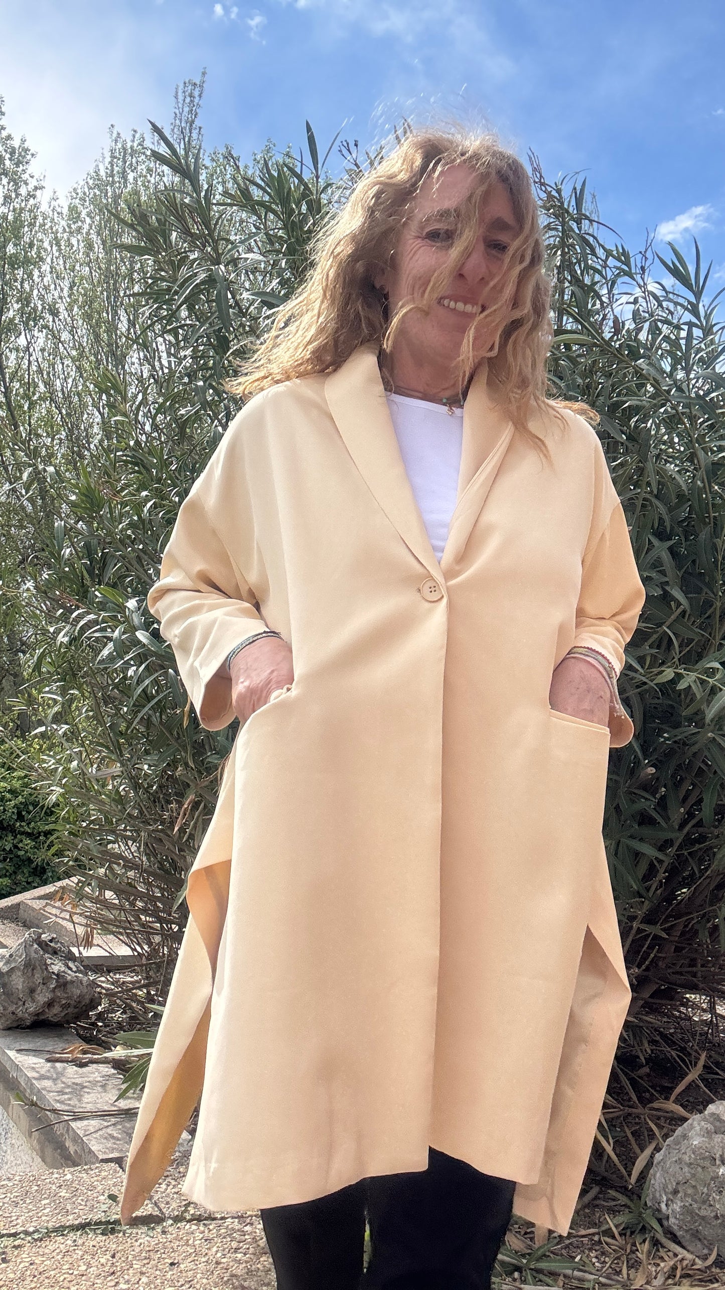 Chaqueta - americana beige