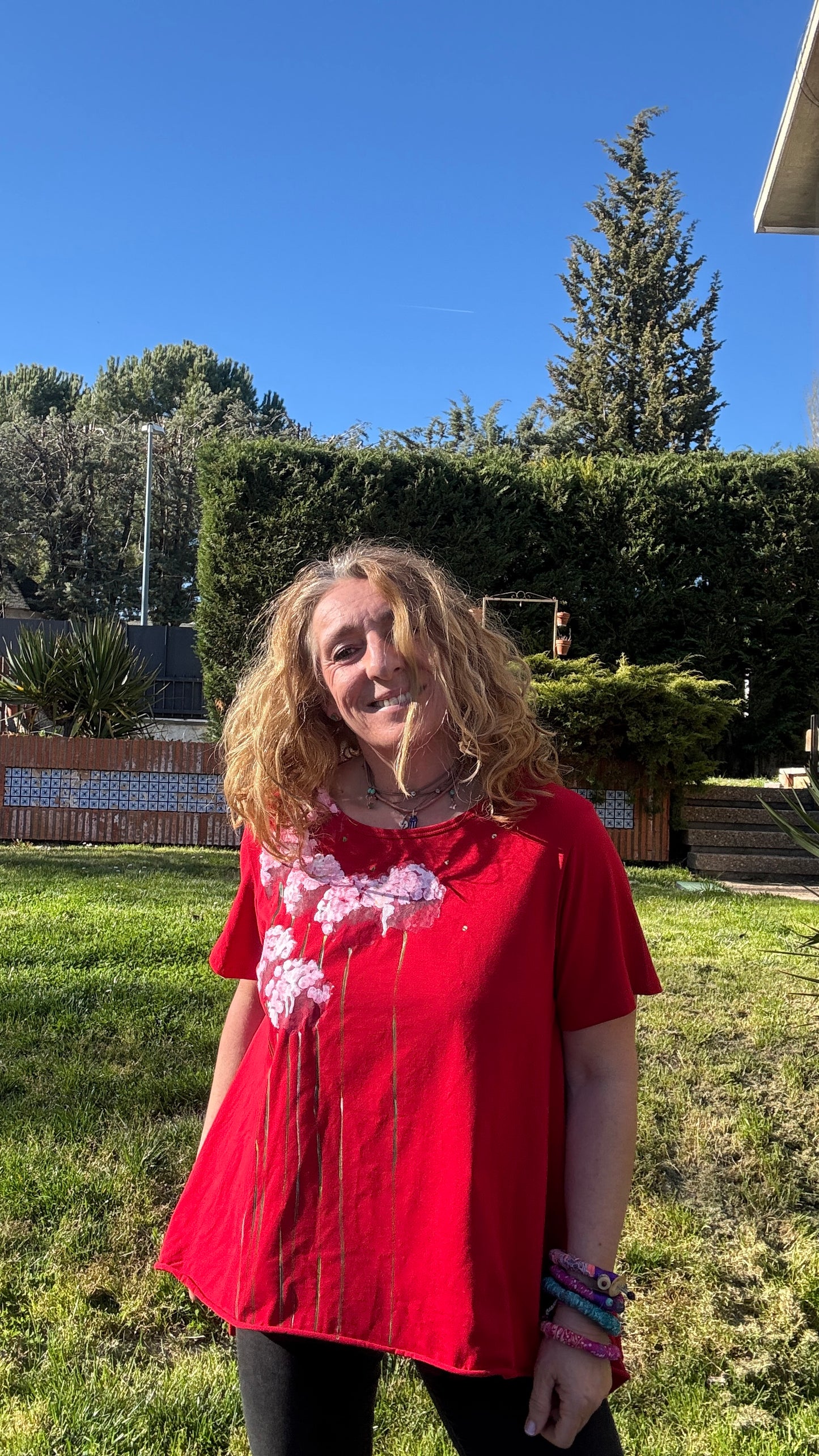 Camiseta rojo