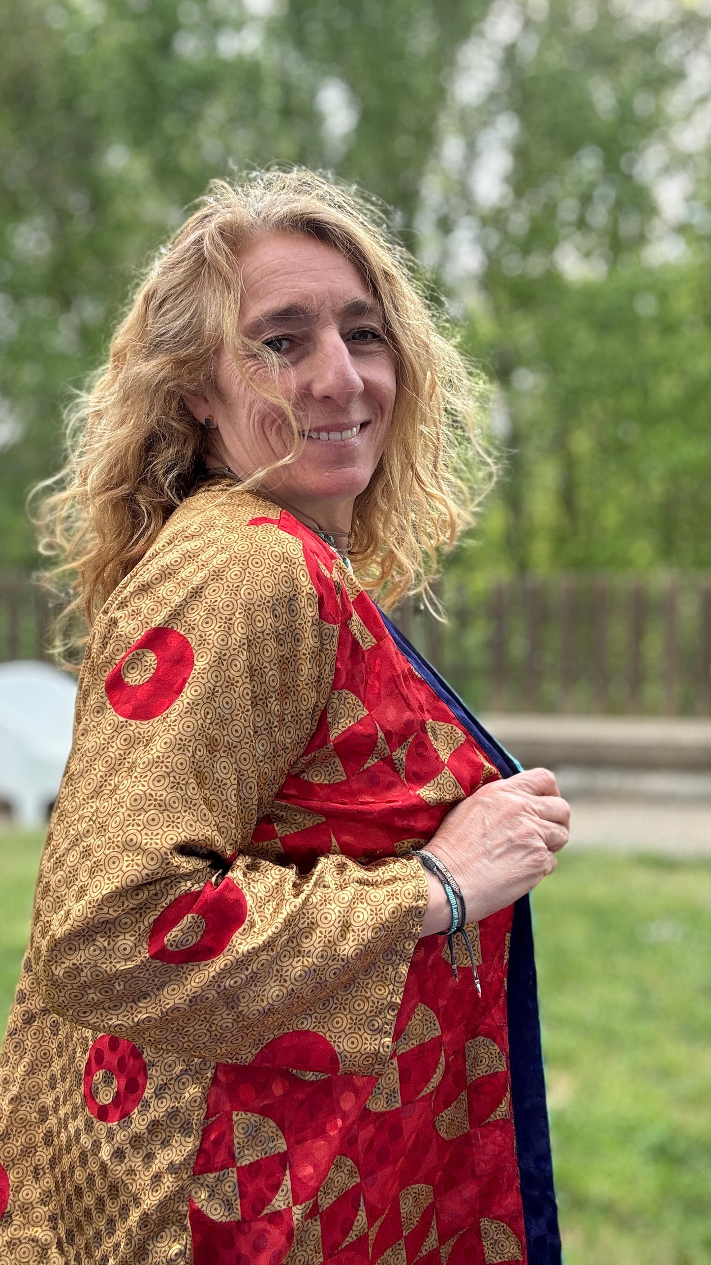 Kimono seda largo