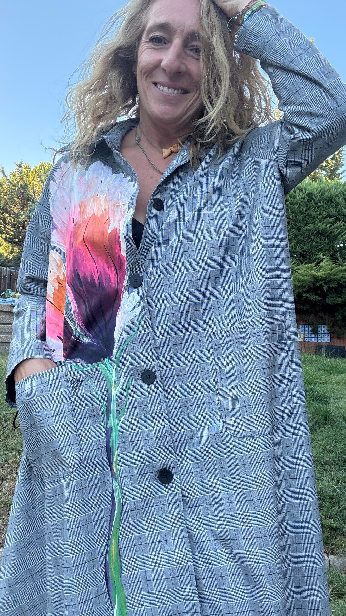 Chaqueta cuadros