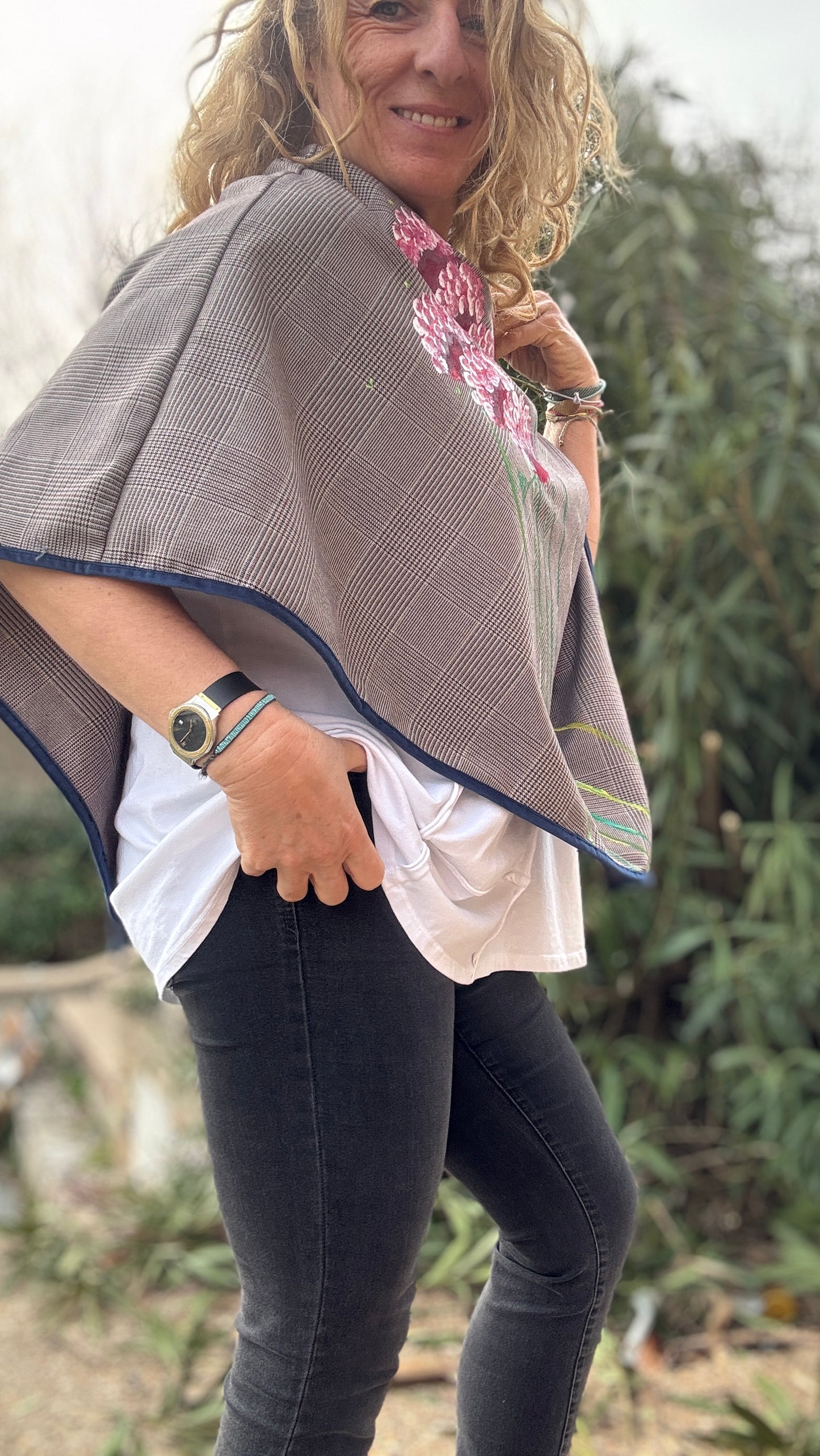 Poncho pico marino