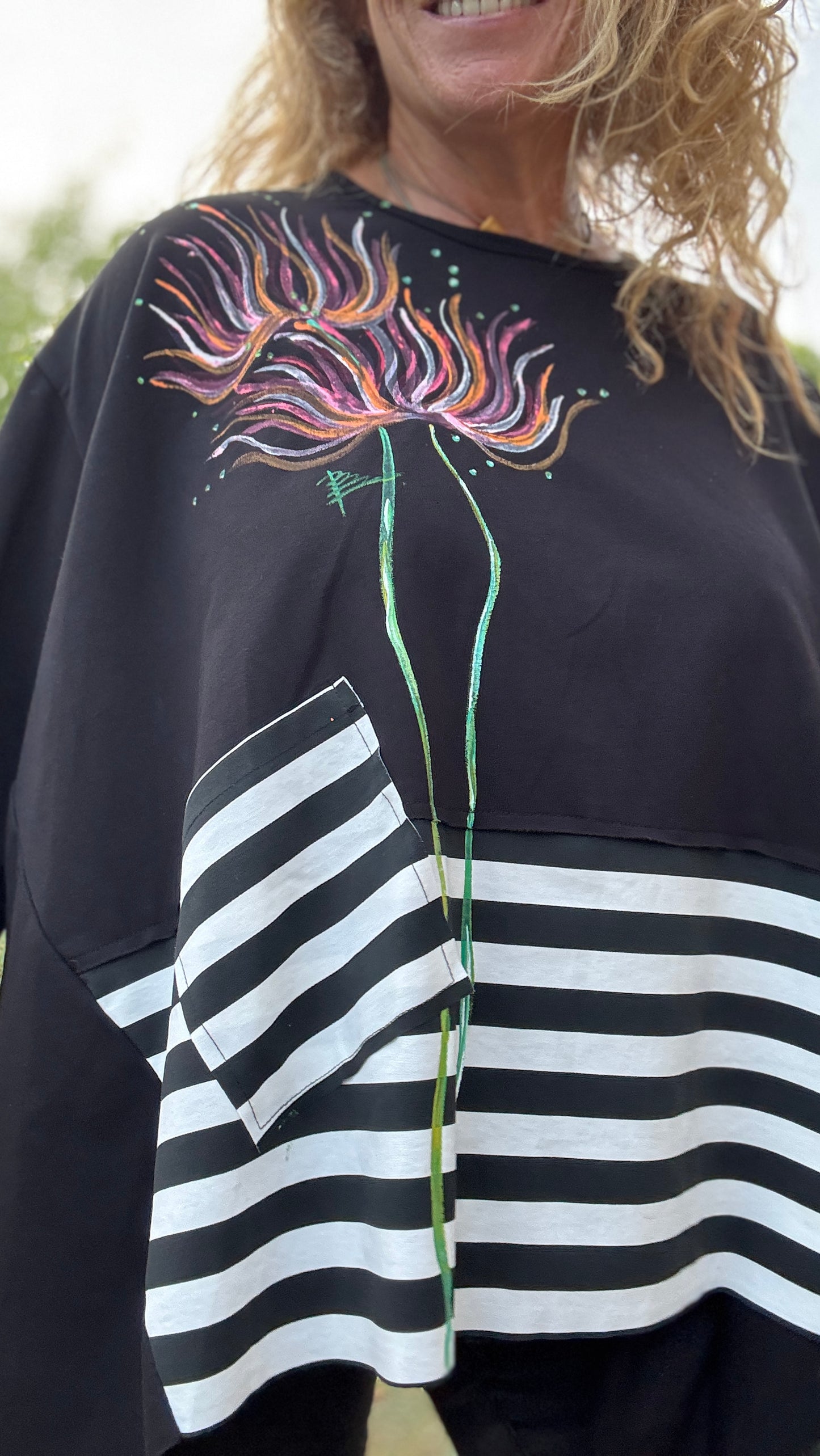 Blusa raya negra