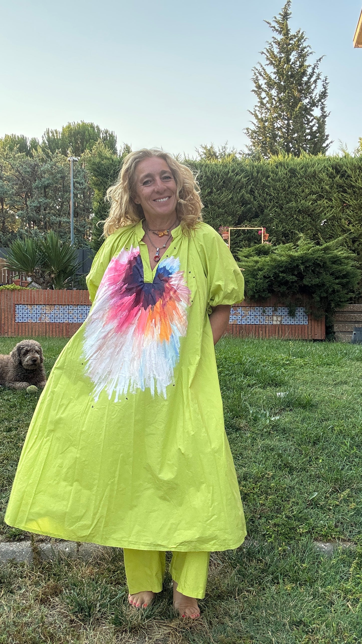 Vestido over lima