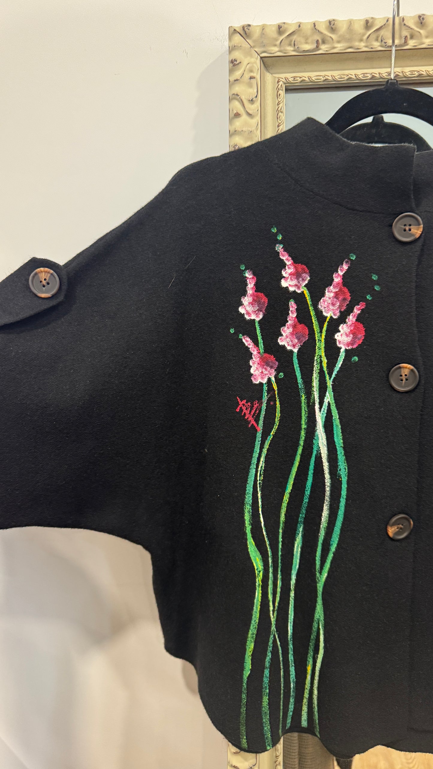 Chaqueta tres botones negra