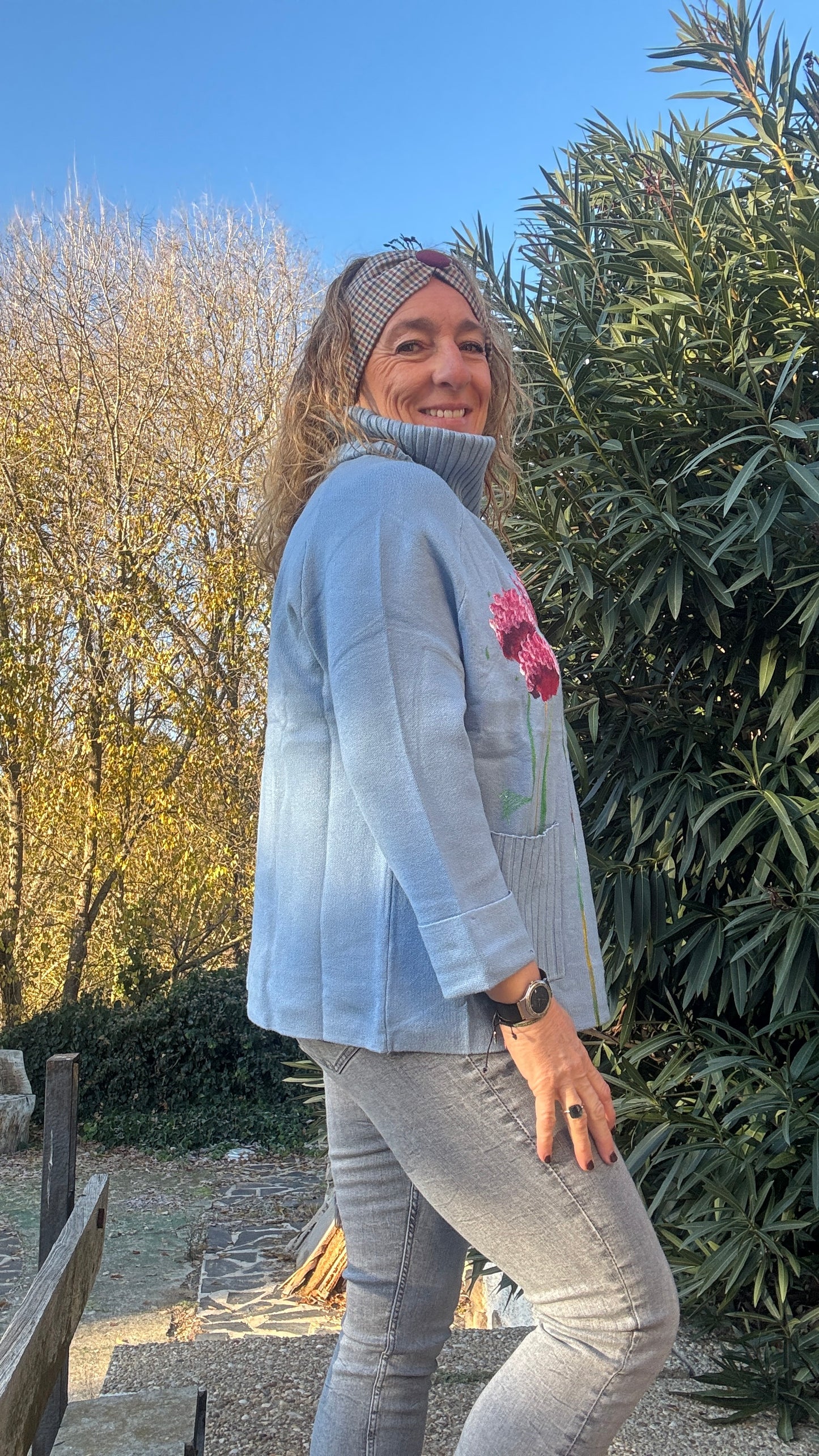 Jersey  ranglan celeste