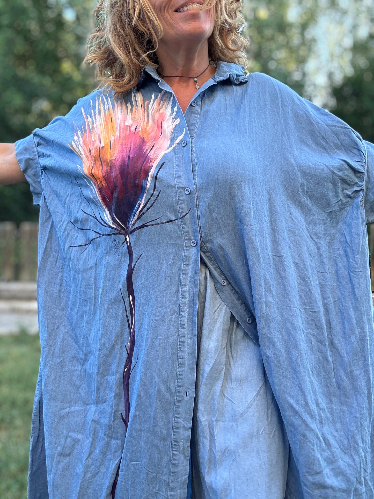 Blusón - vestido tencel