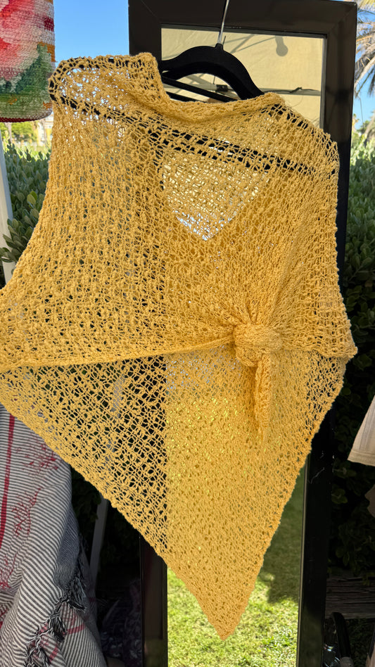 Ponchito ibicenco amarillo