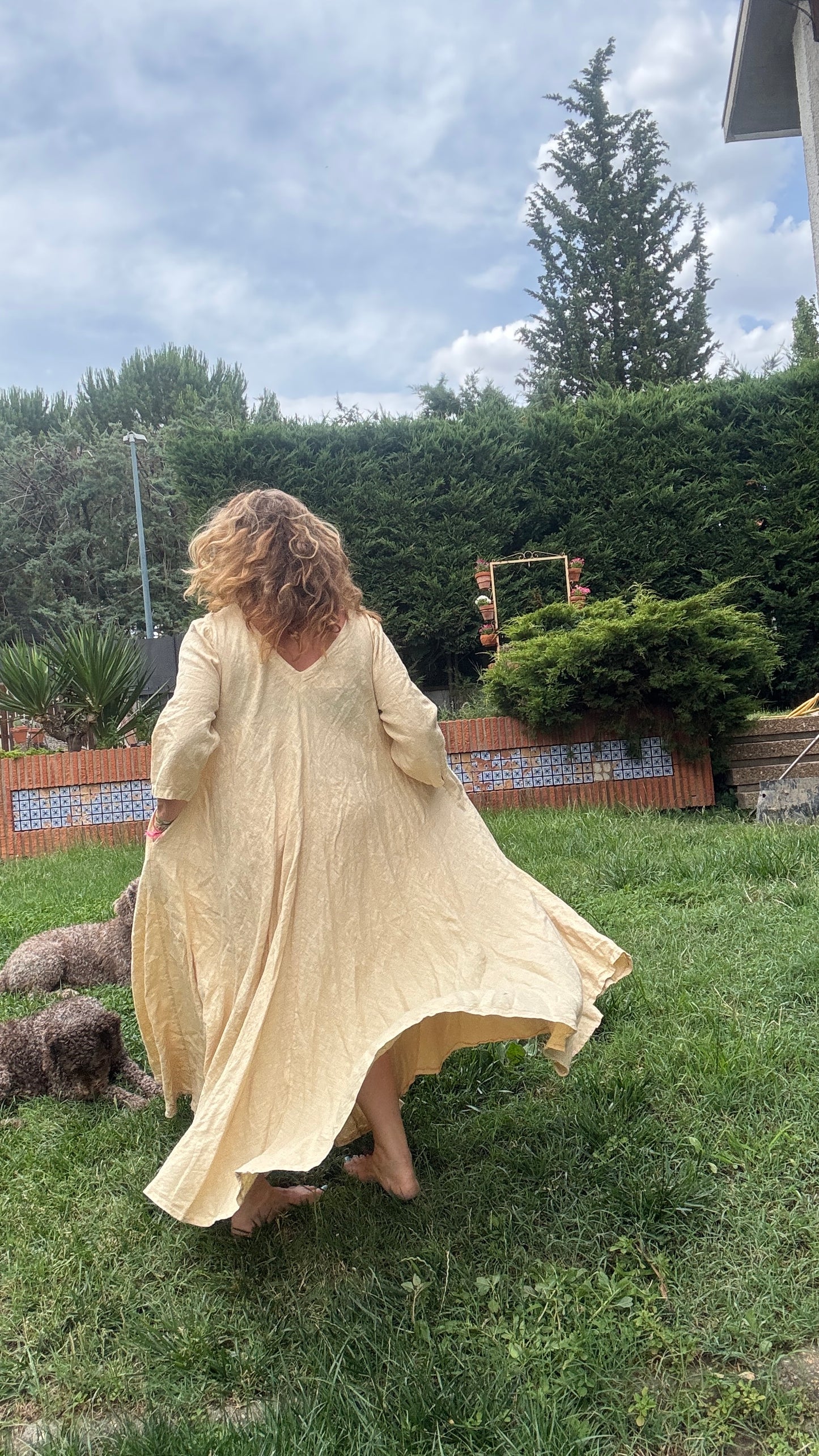 Vestidazo beige