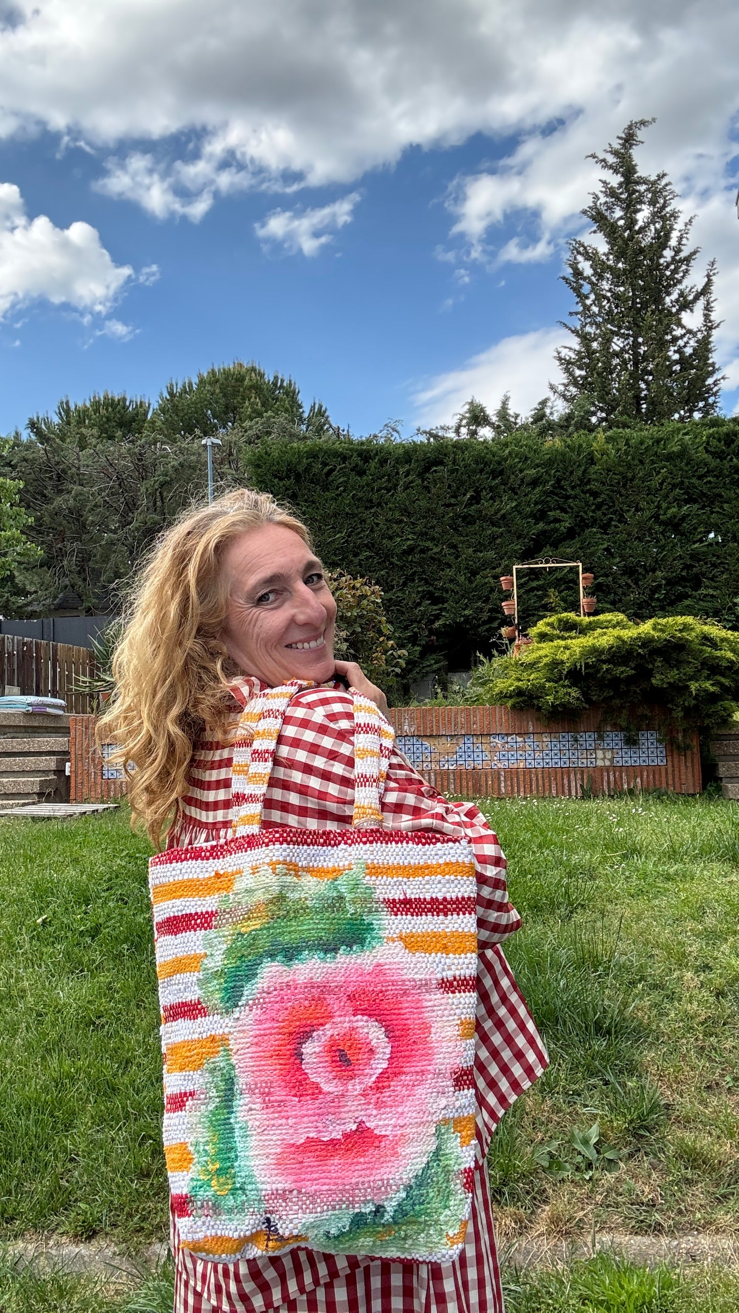 Bolso rafia - algodón