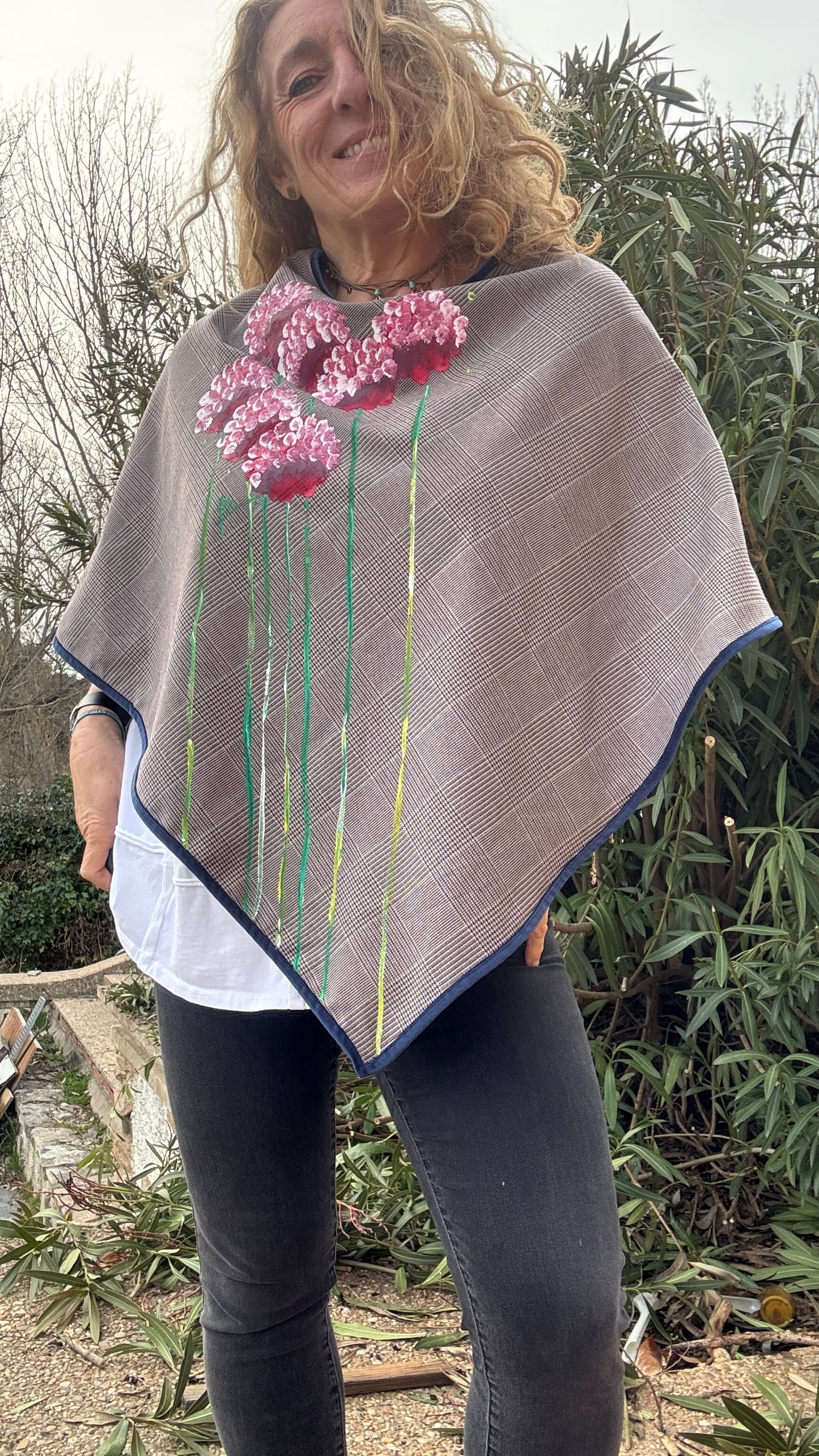 Poncho pico marino