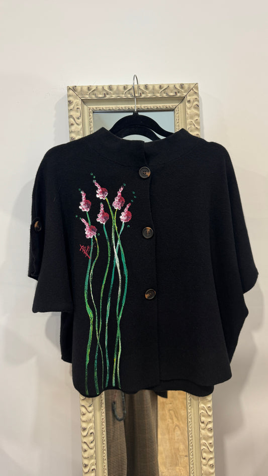 Chaqueta tres botones negra