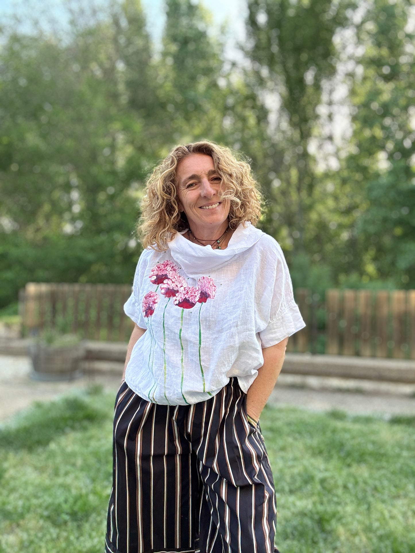 Pantalón raya negro