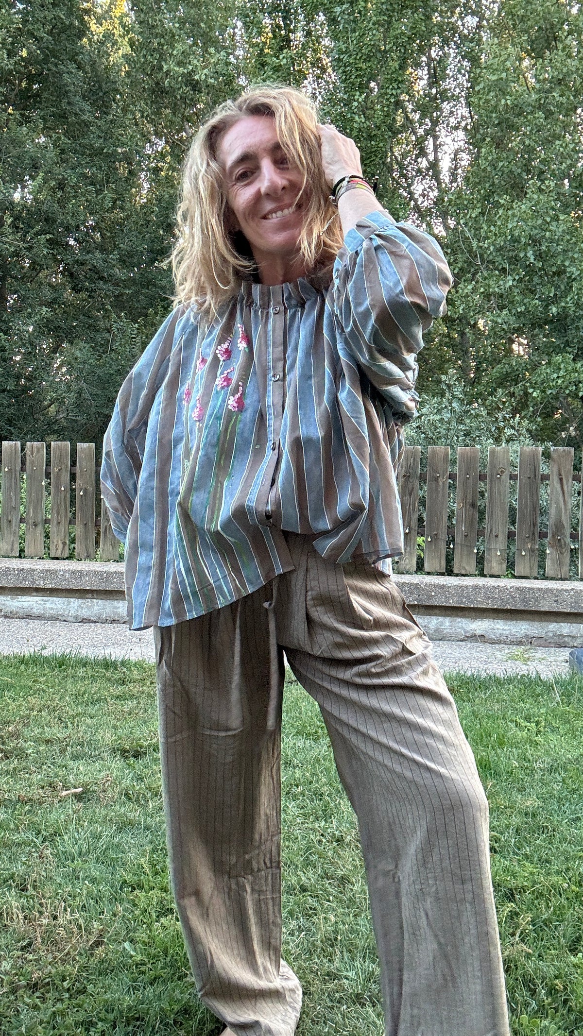Blusa raya azul - topo