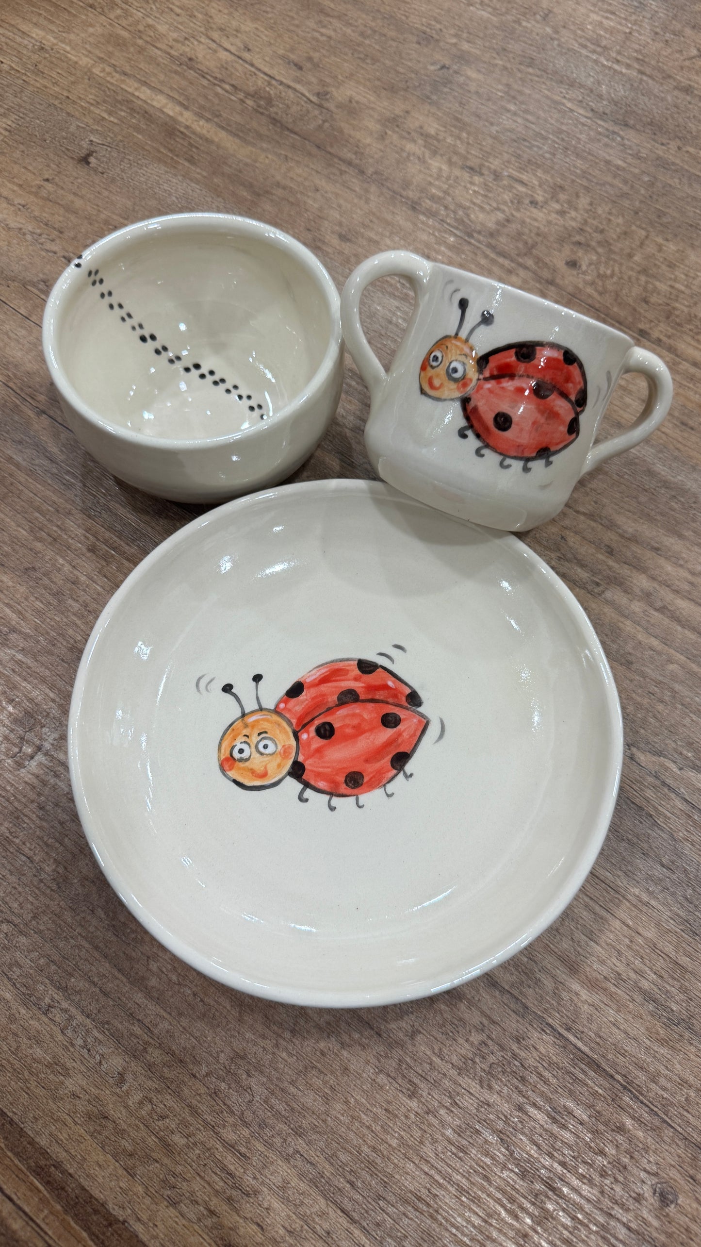 Set infantil mariquita