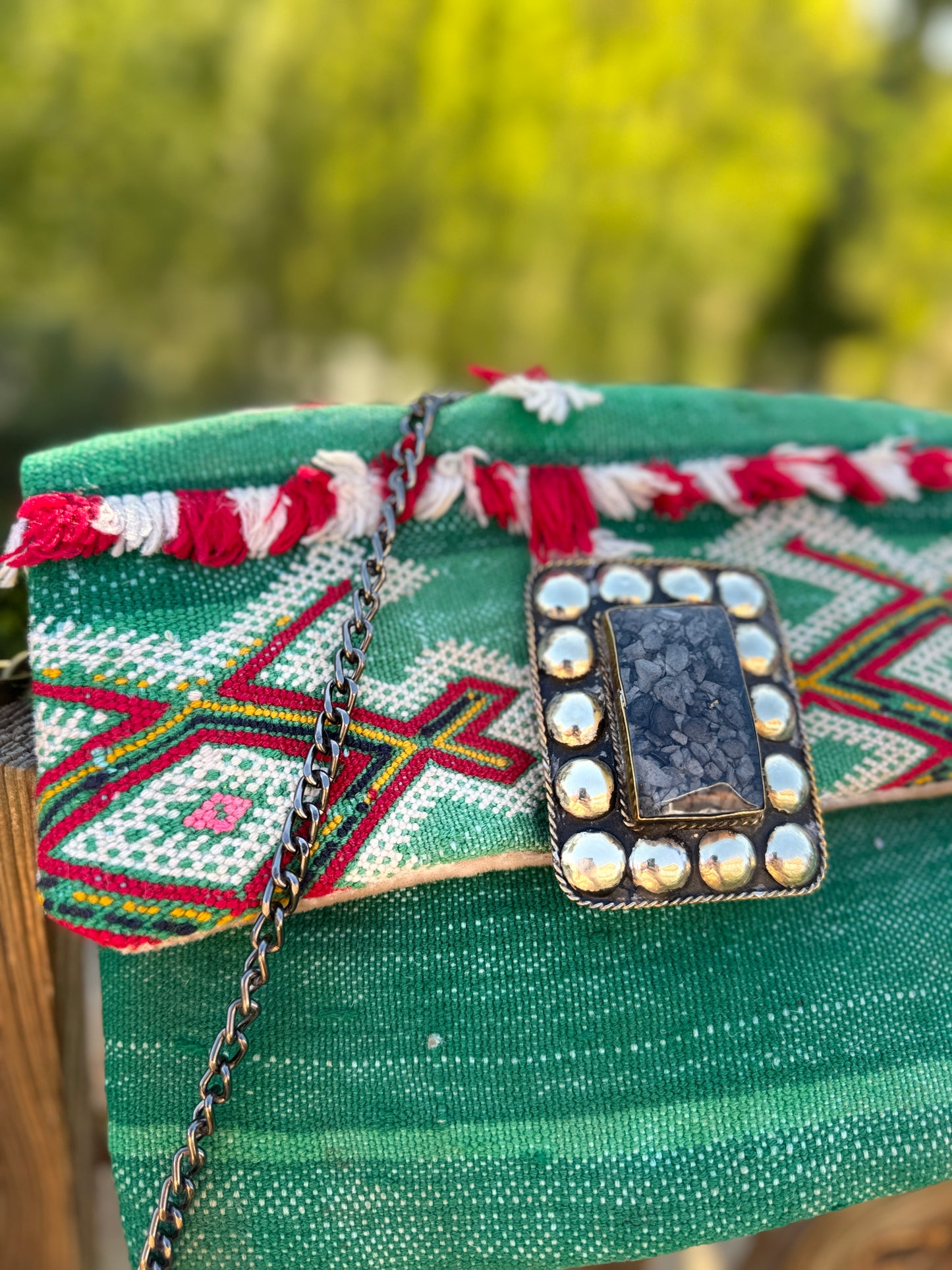 Bolso kilim cadena