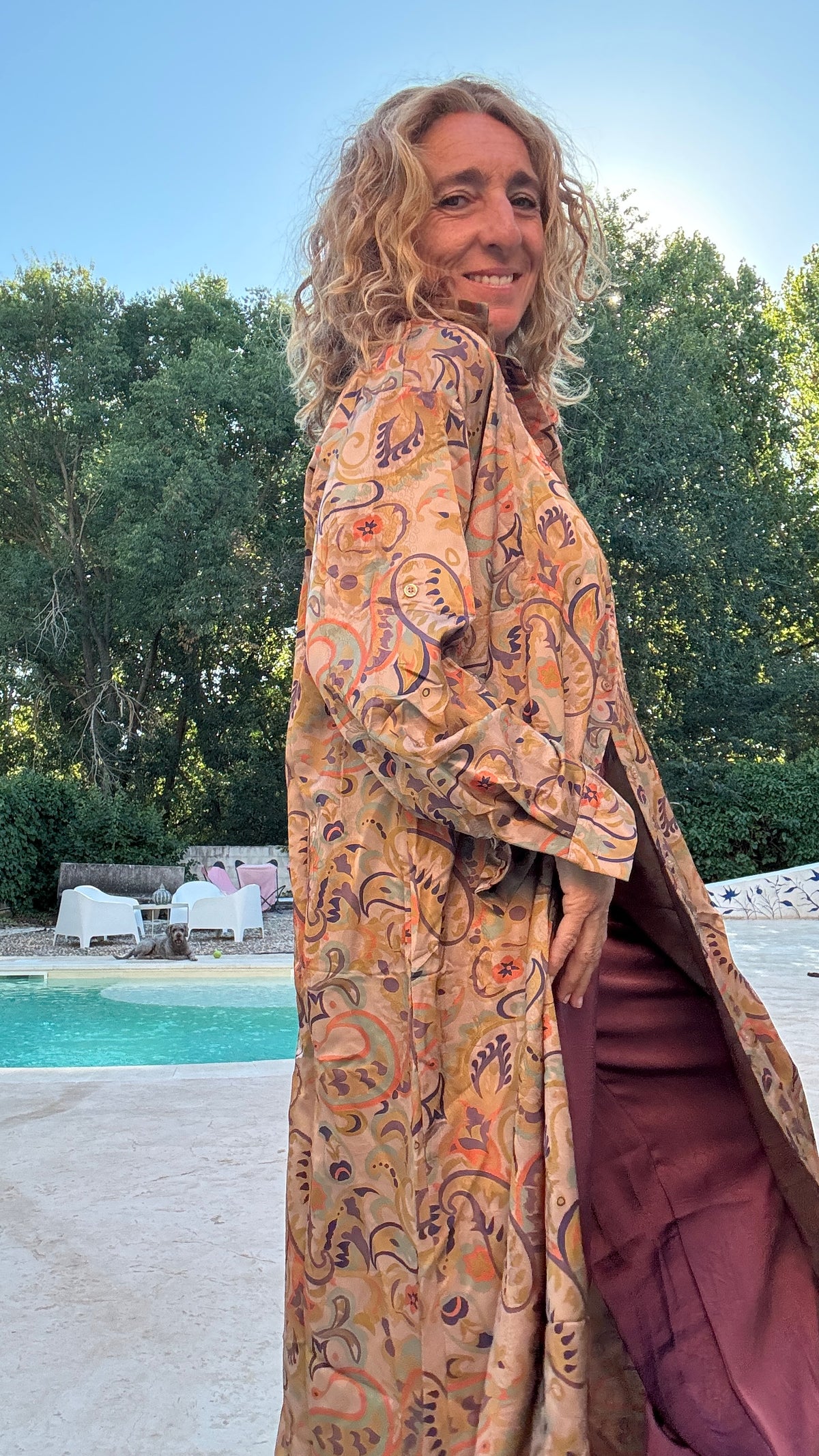 Conjunto estampado - pantalón buganvilla