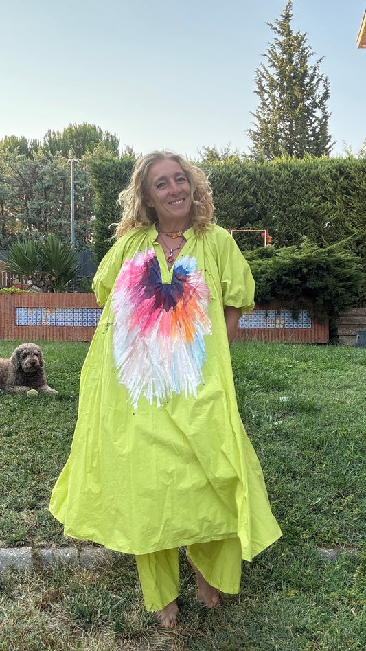 Vestido over lima
